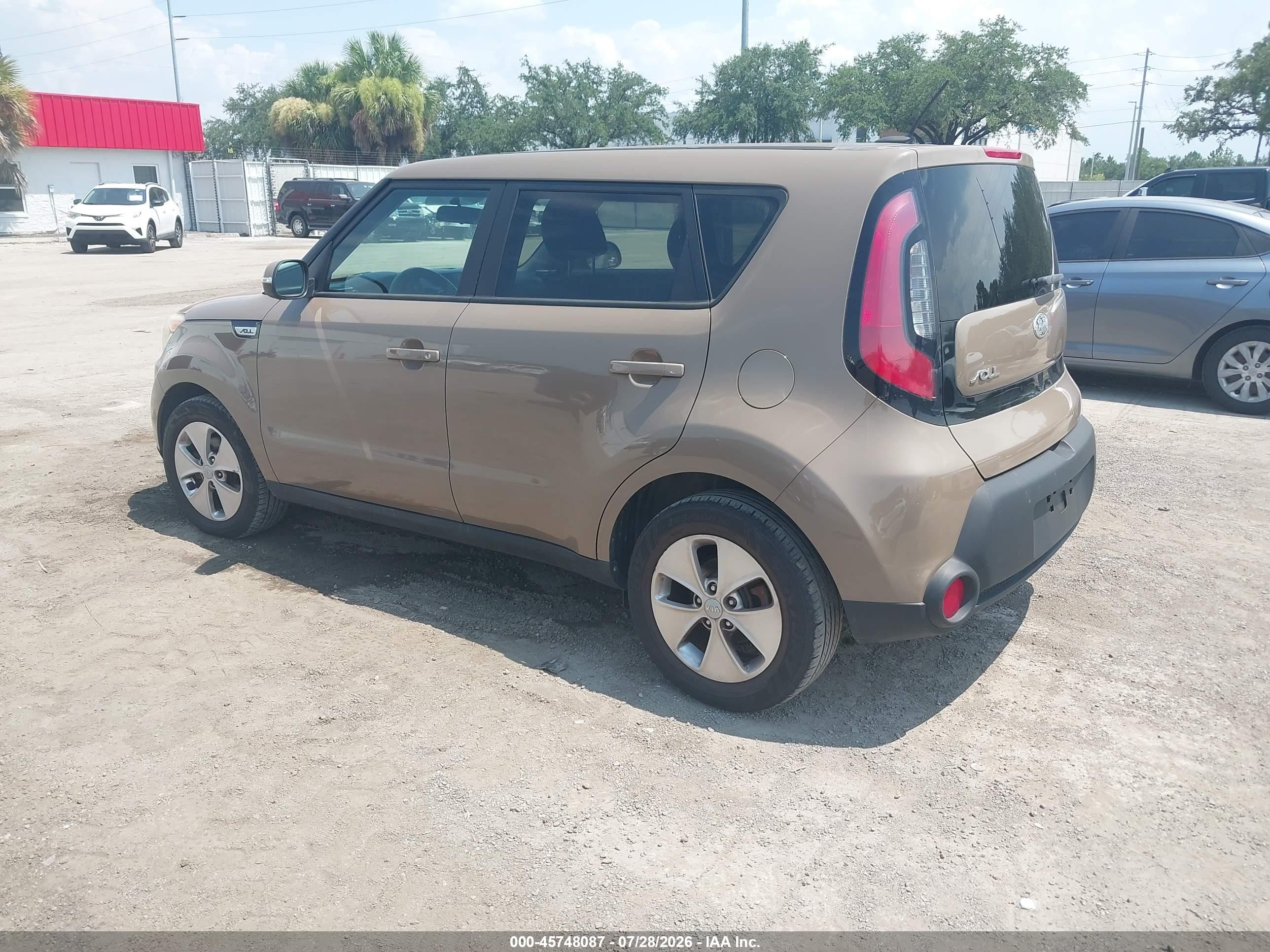 2014 Kia Soul + Brown vin: KNDJP3A55E7054890