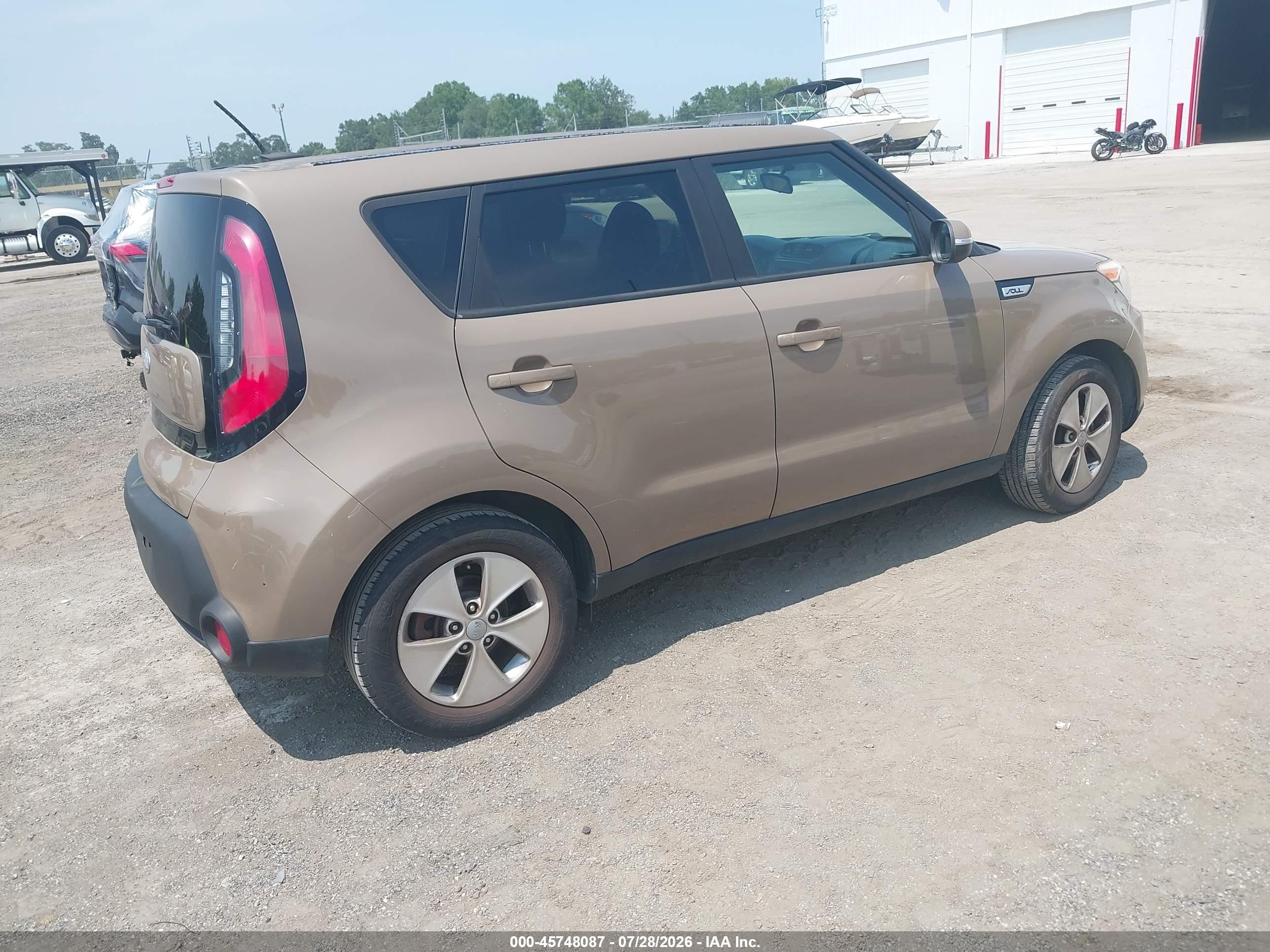 2014 Kia Soul + Brown vin: KNDJP3A55E7054890
