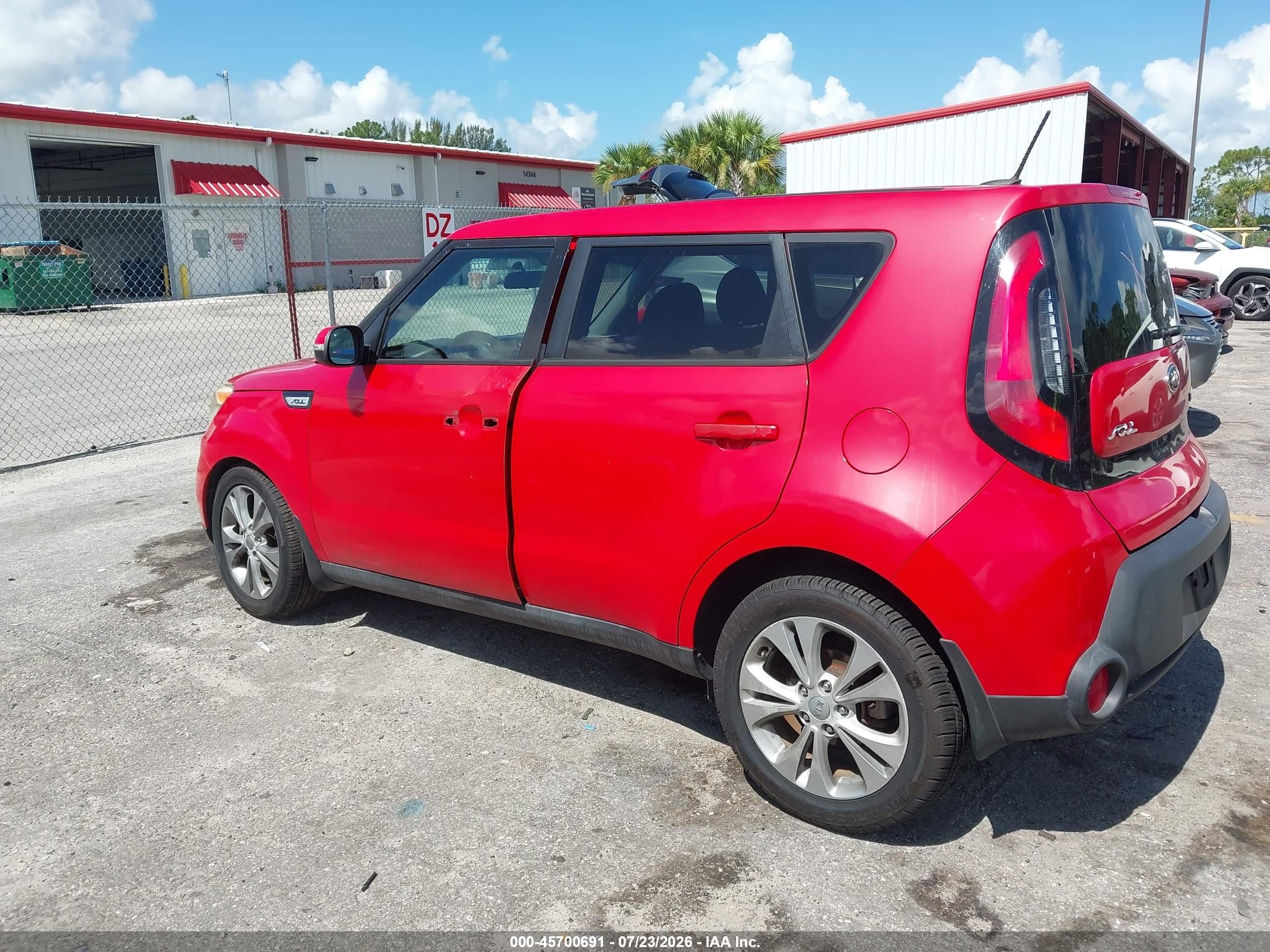 2014 Kia Soul !/+ Red vin: KNDJP3A55E7734790