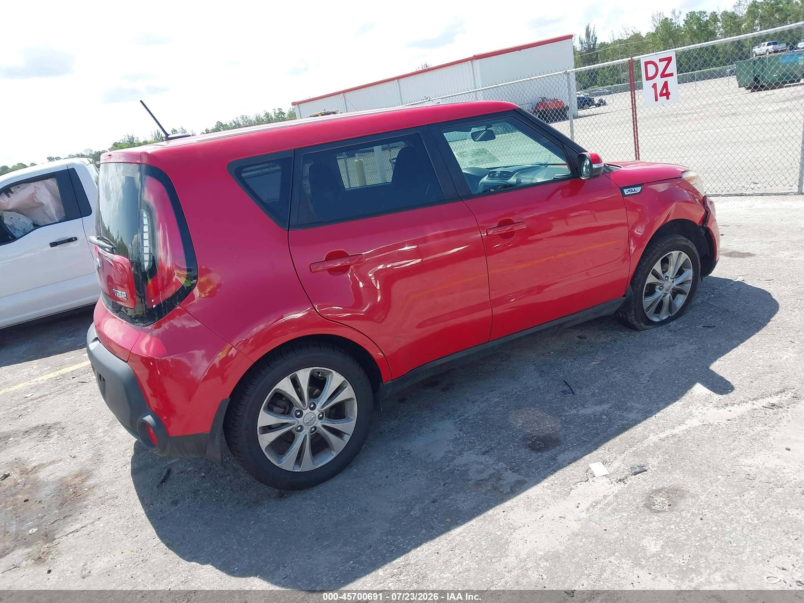 2014 Kia Soul !/+ Red vin: KNDJP3A55E7734790