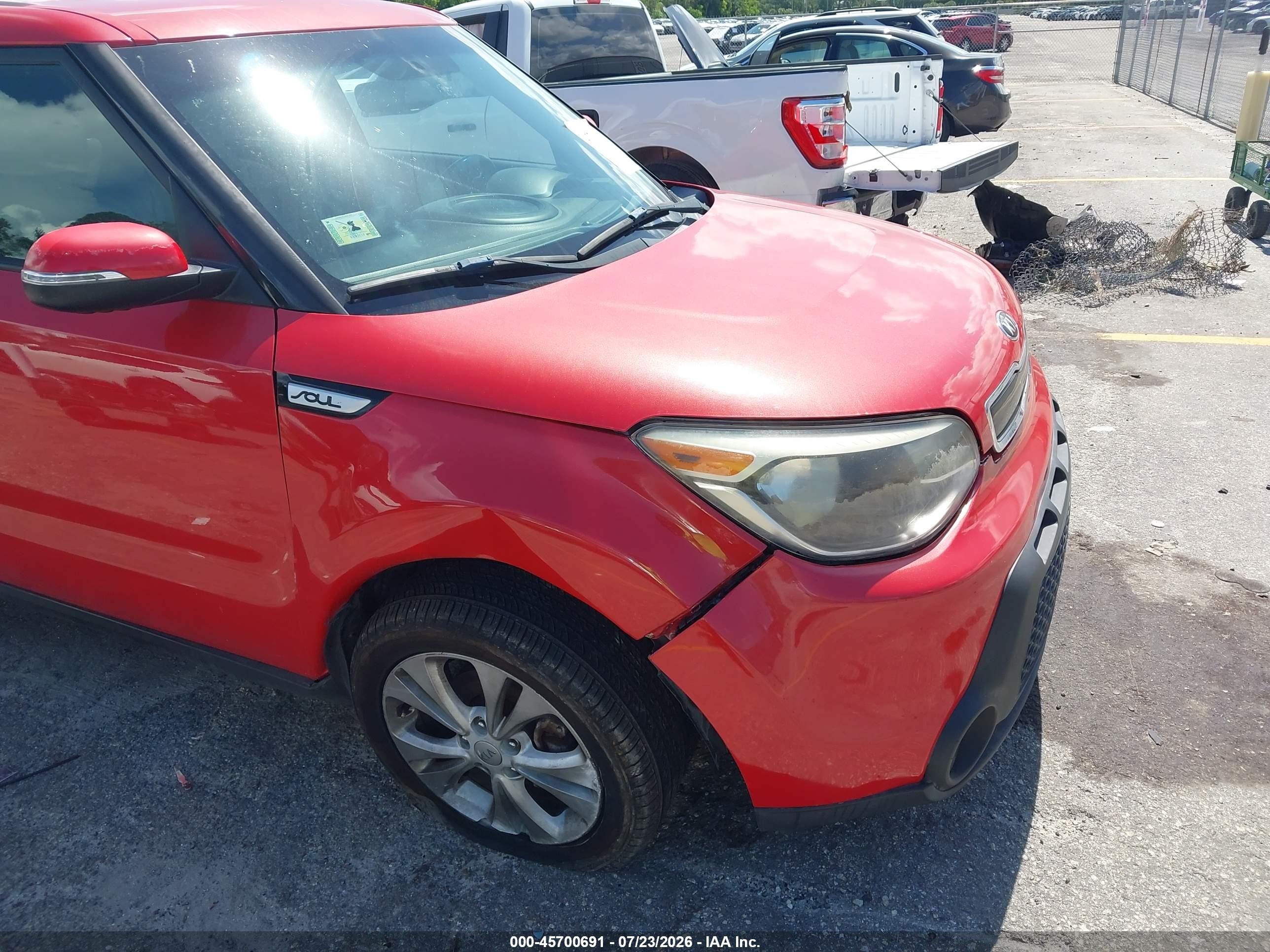 2014 Kia Soul !/+ Red vin: KNDJP3A55E7734790
