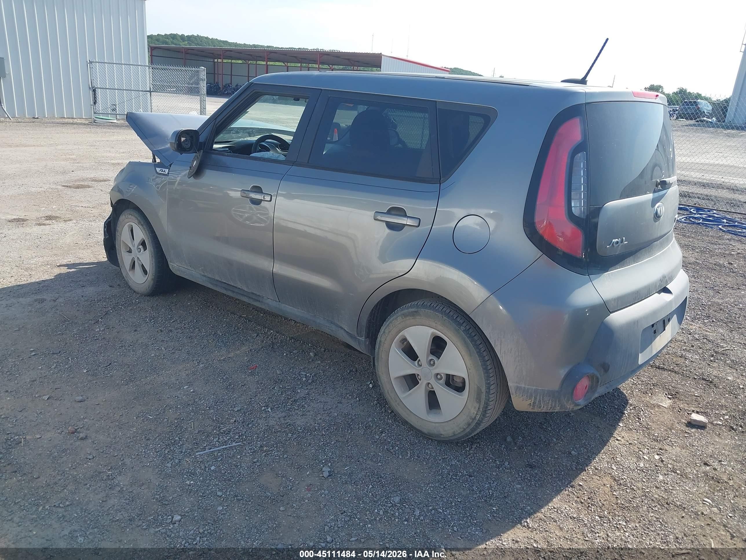 2015 Kia Soul + Серый vin: KNDJP3A55F7134059