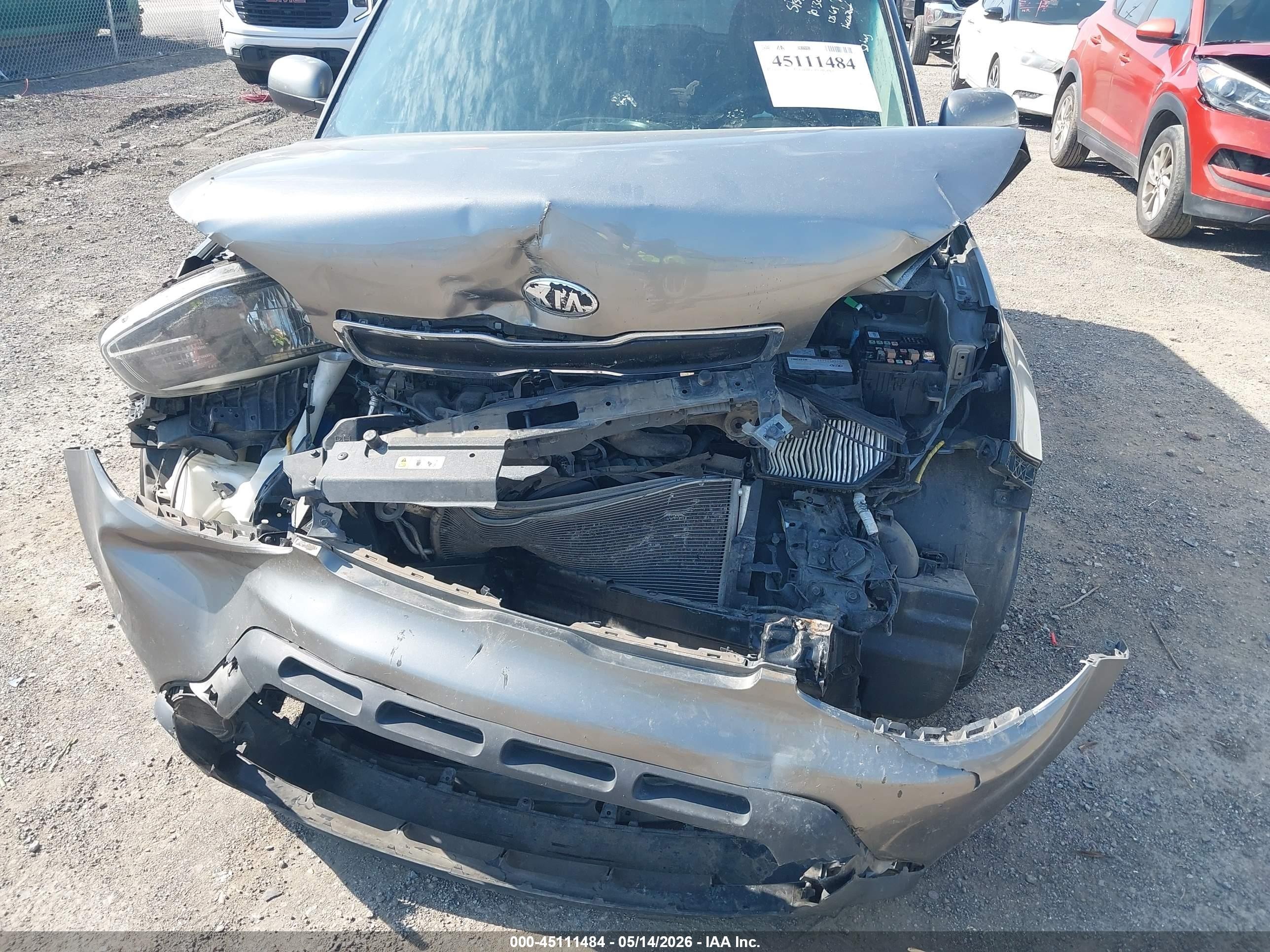 2015 Kia Soul + Серый vin: KNDJP3A55F7134059
