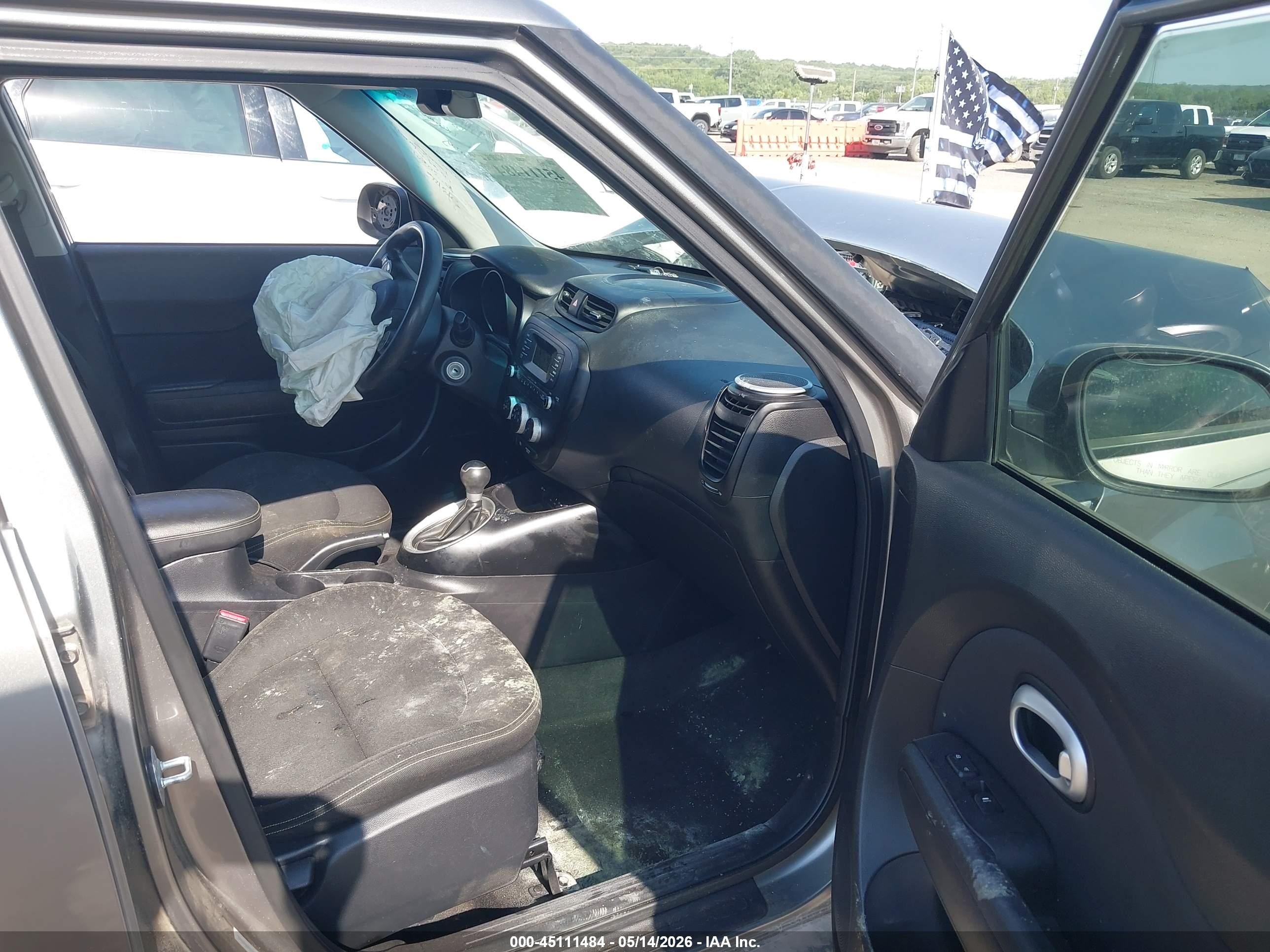 2015 Kia Soul + Серый vin: KNDJP3A55F7134059