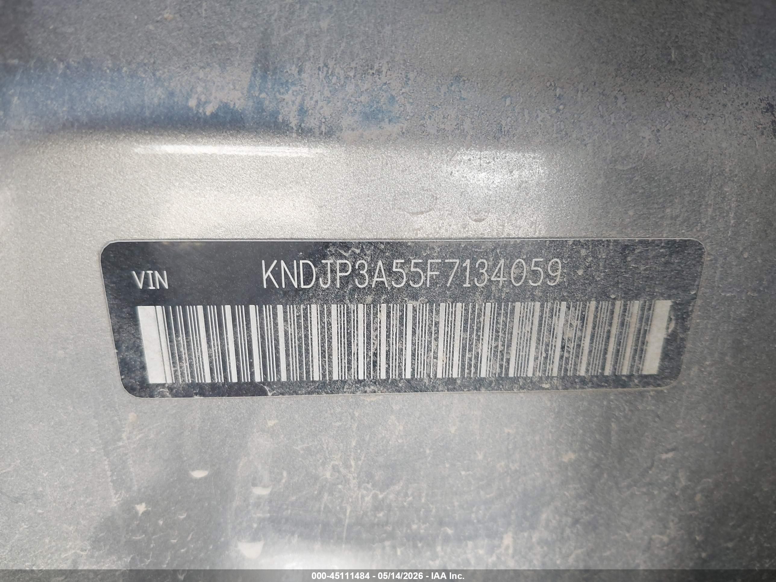2015 Kia Soul + Серый vin: KNDJP3A55F7134059
