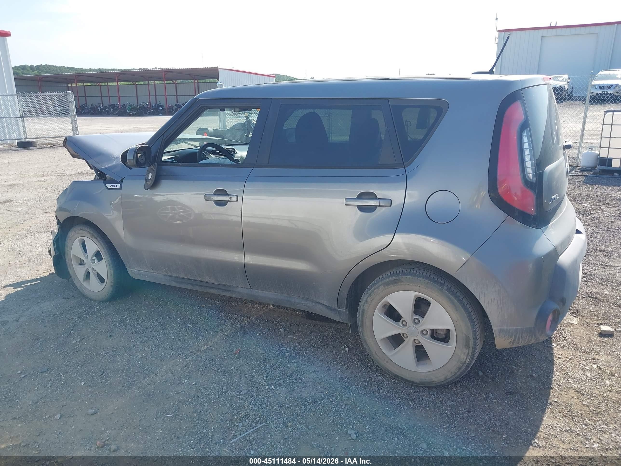 2015 Kia Soul + Серый vin: KNDJP3A55F7134059