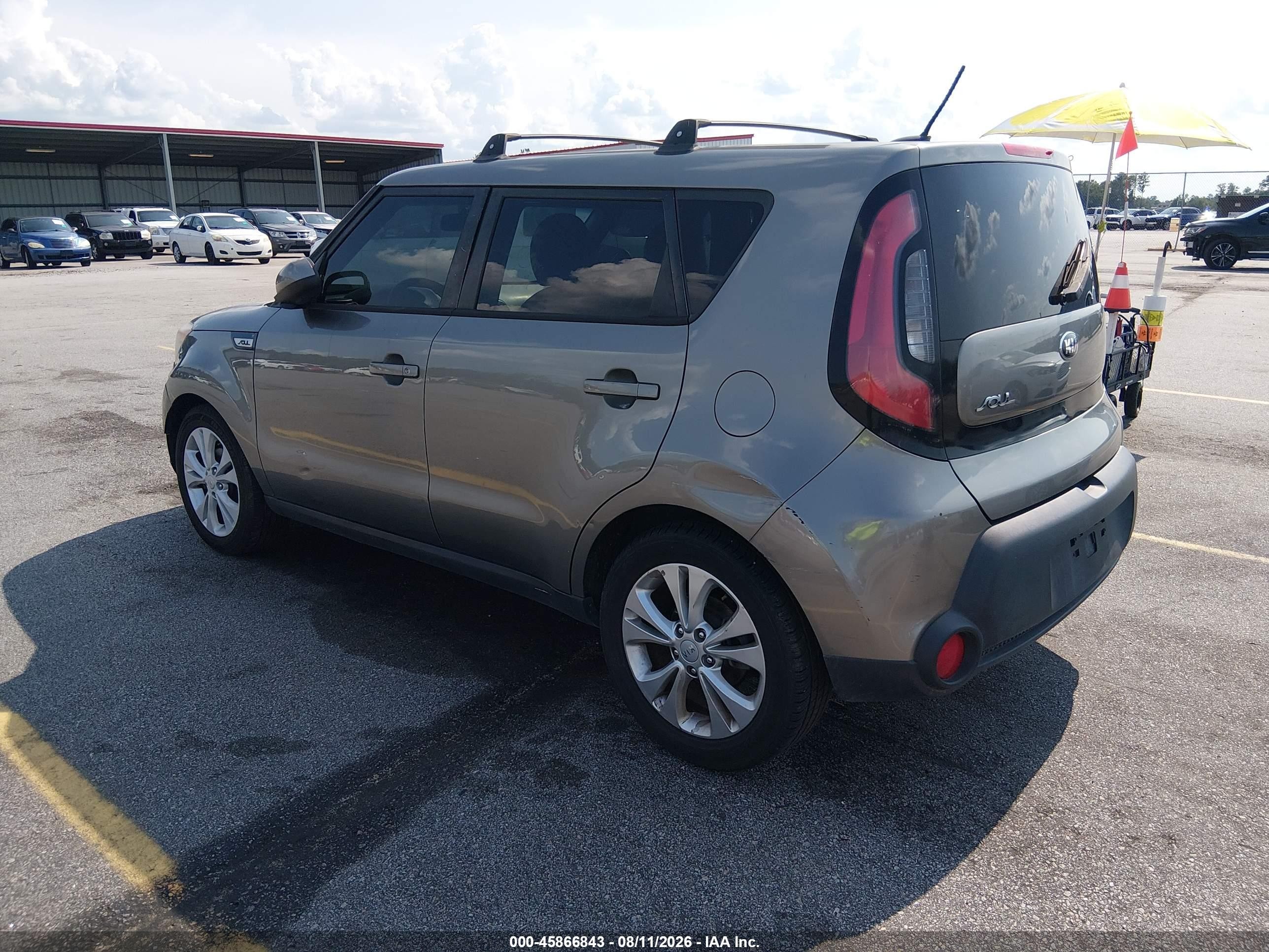 2015 Kia Soul + Серый vin: KNDJP3A55F7154117