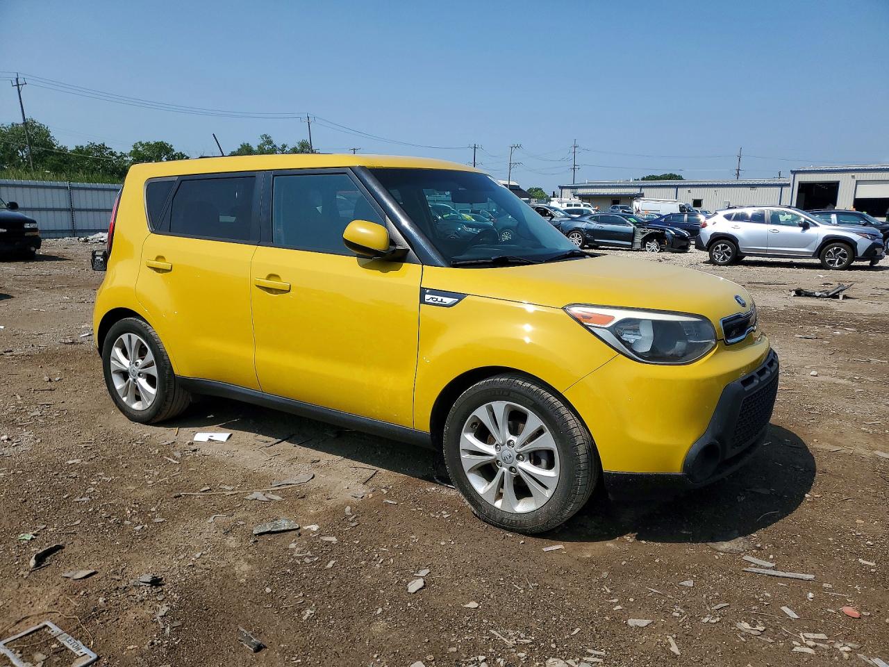 2015 Kia Soul + Yellow vin: KNDJP3A55F7183973