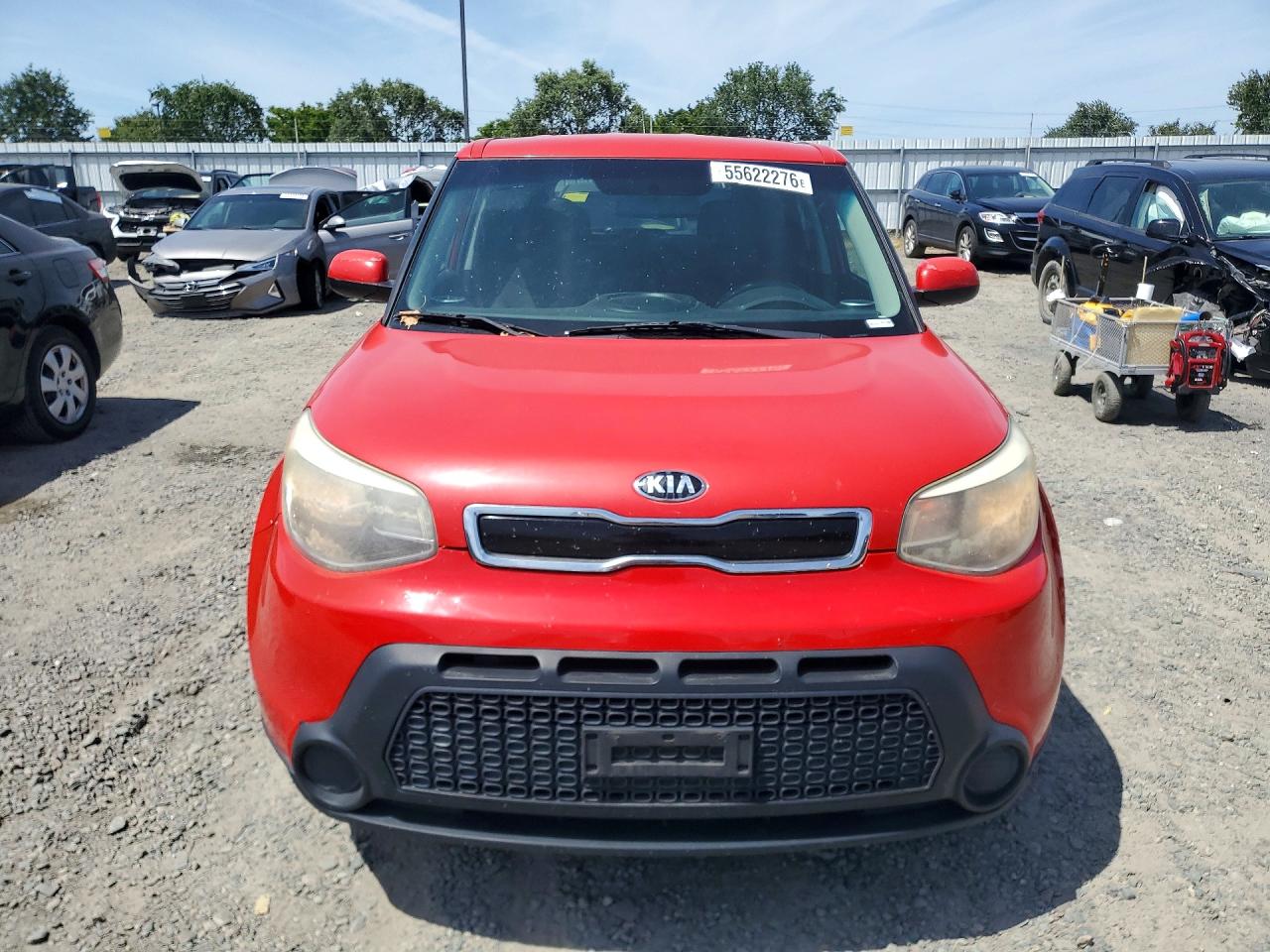 2015 Kia Soul + Red vin: KNDJP3A55F7749887