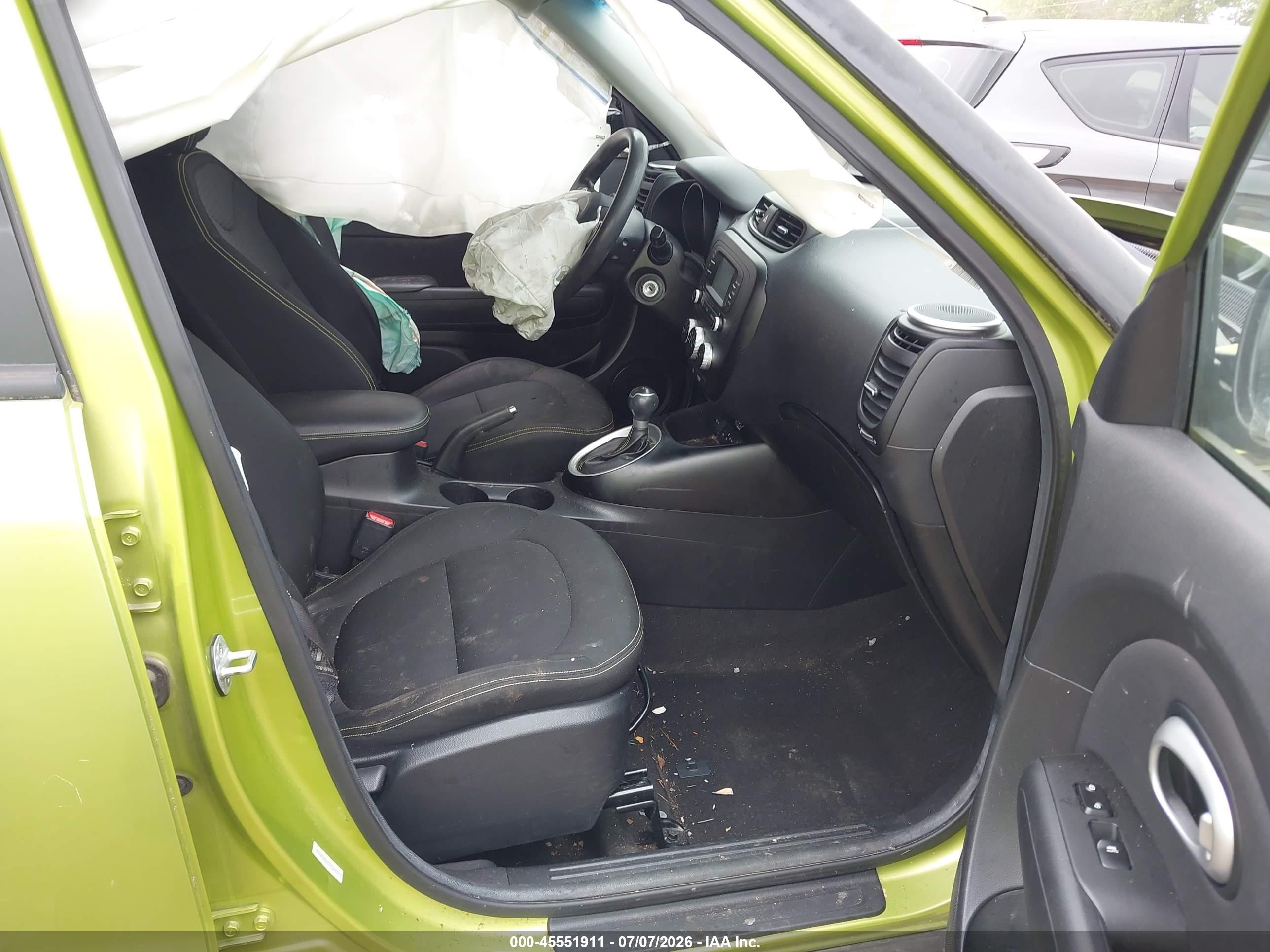 2015 Kia Soul + Green vin: KNDJP3A55F7756497