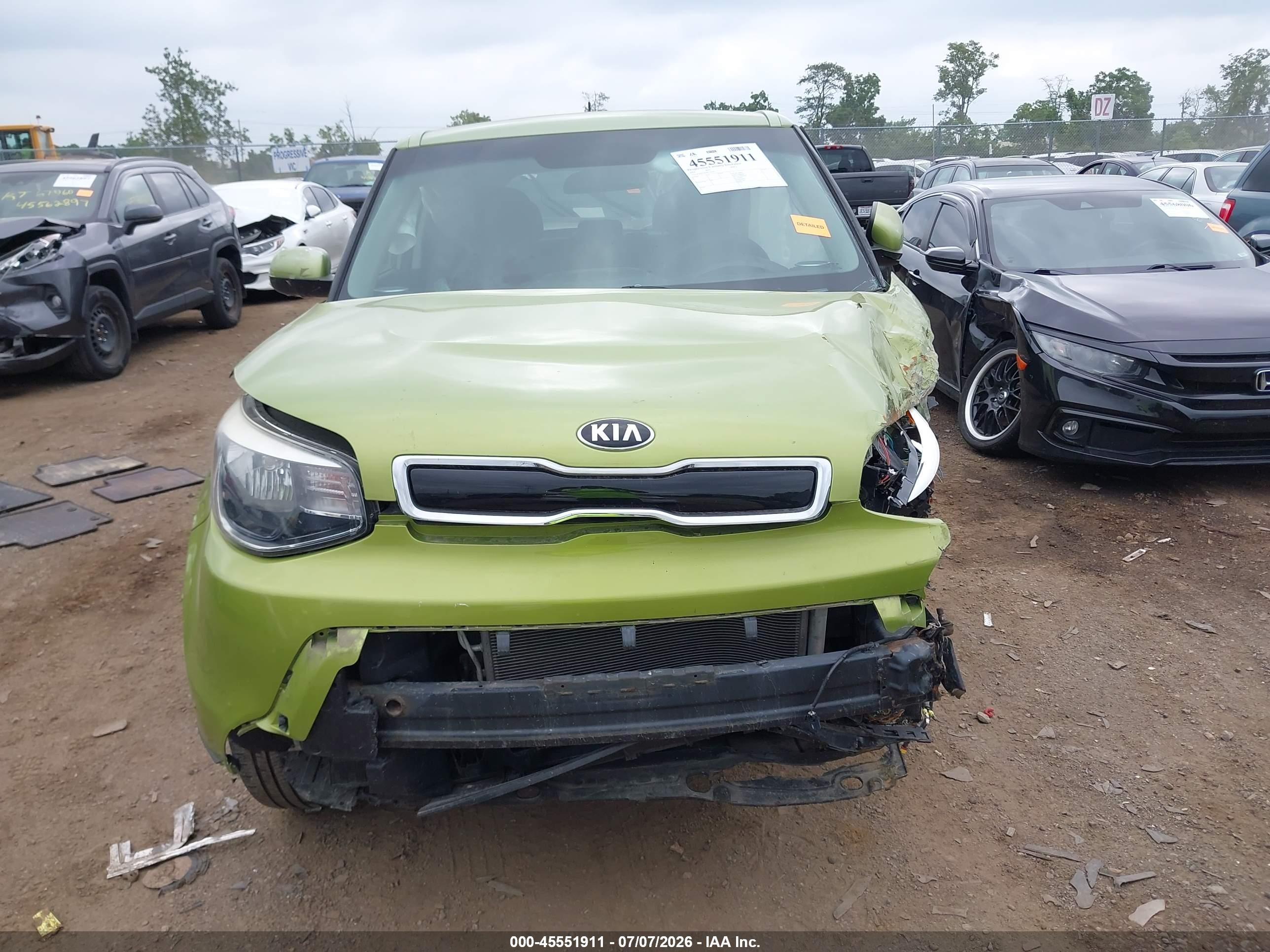 2015 Kia Soul + Green vin: KNDJP3A55F7756497