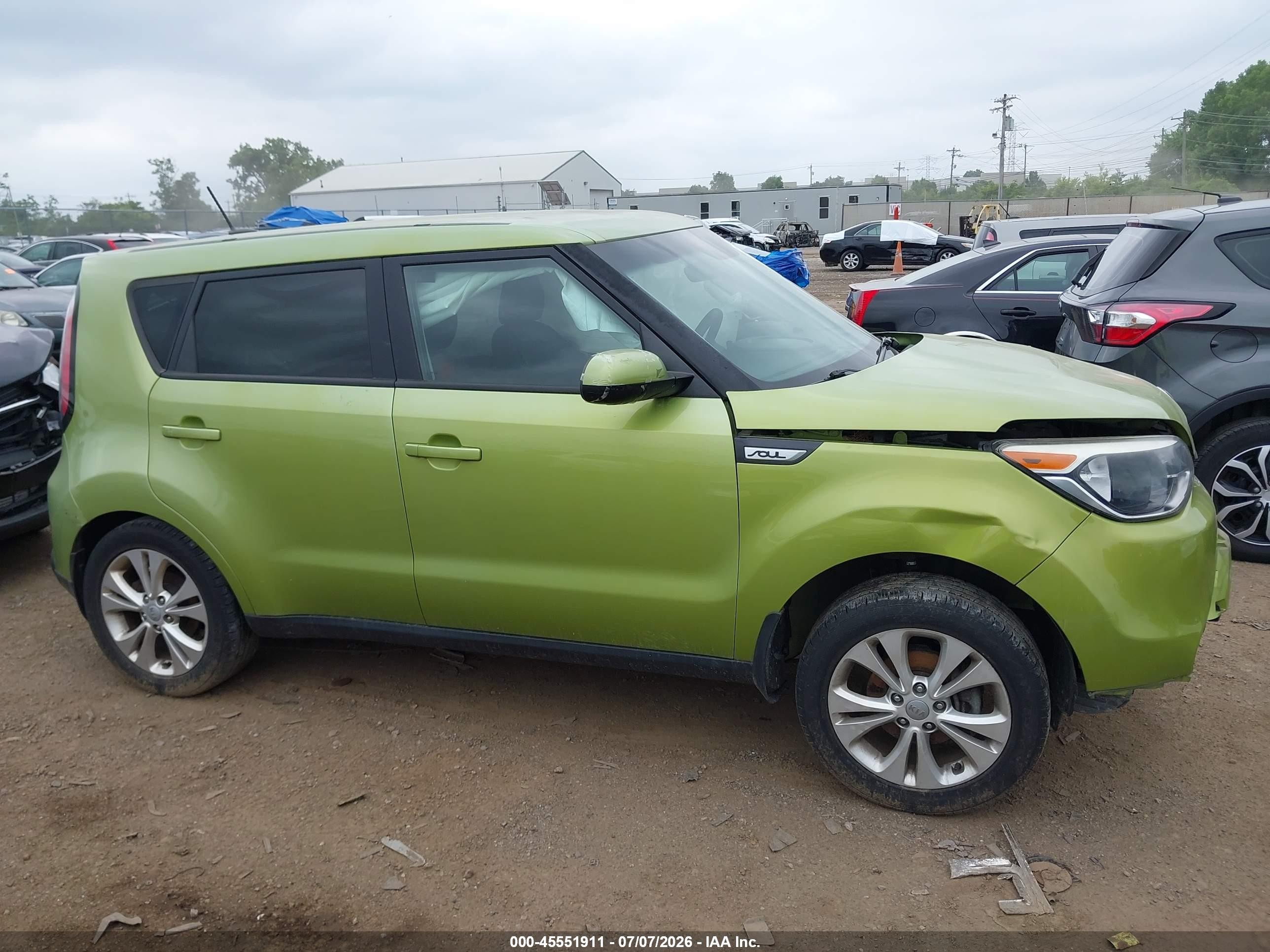 2015 Kia Soul + Green vin: KNDJP3A55F7756497