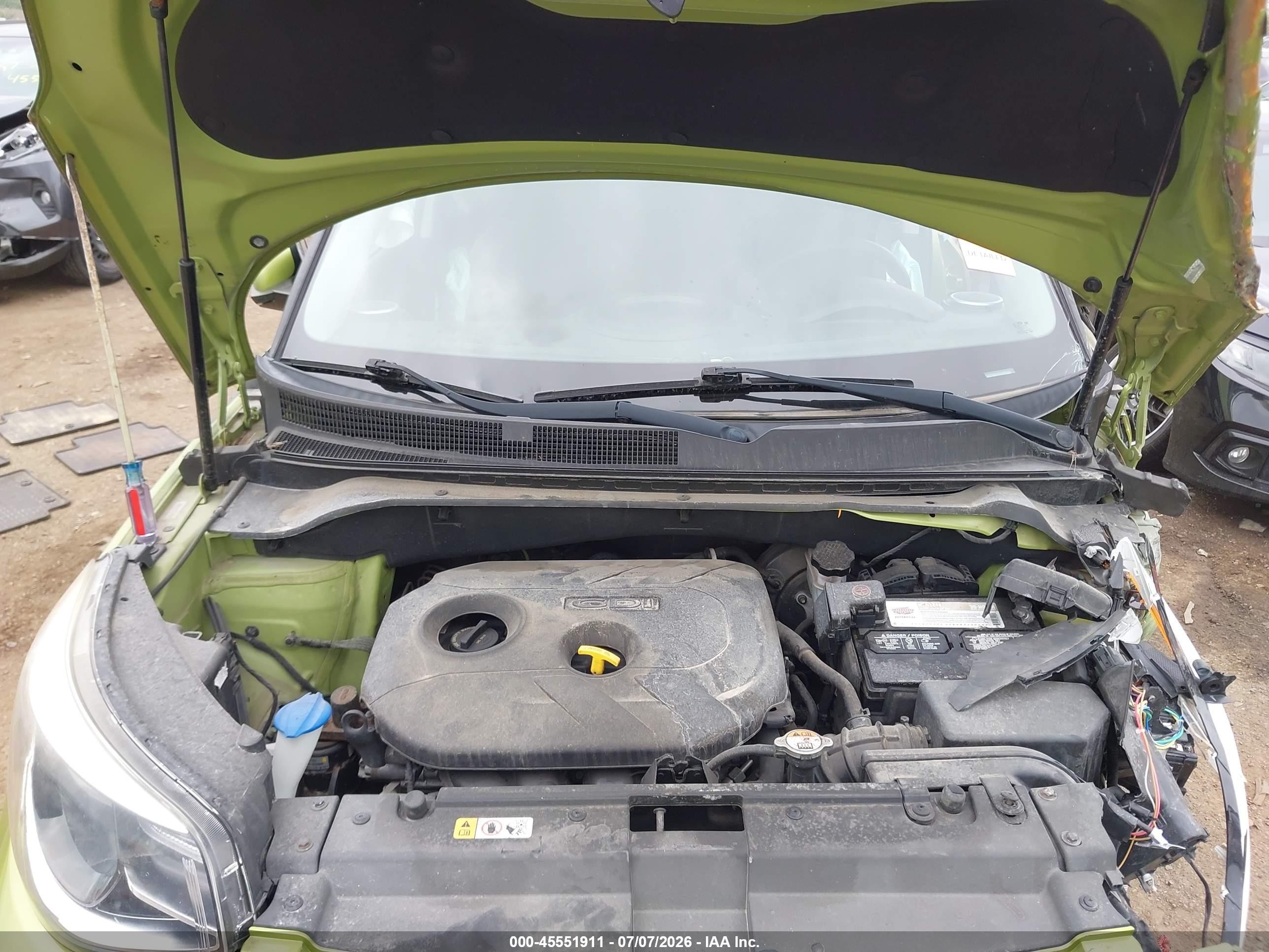 2015 Kia Soul + Green vin: KNDJP3A55F7756497