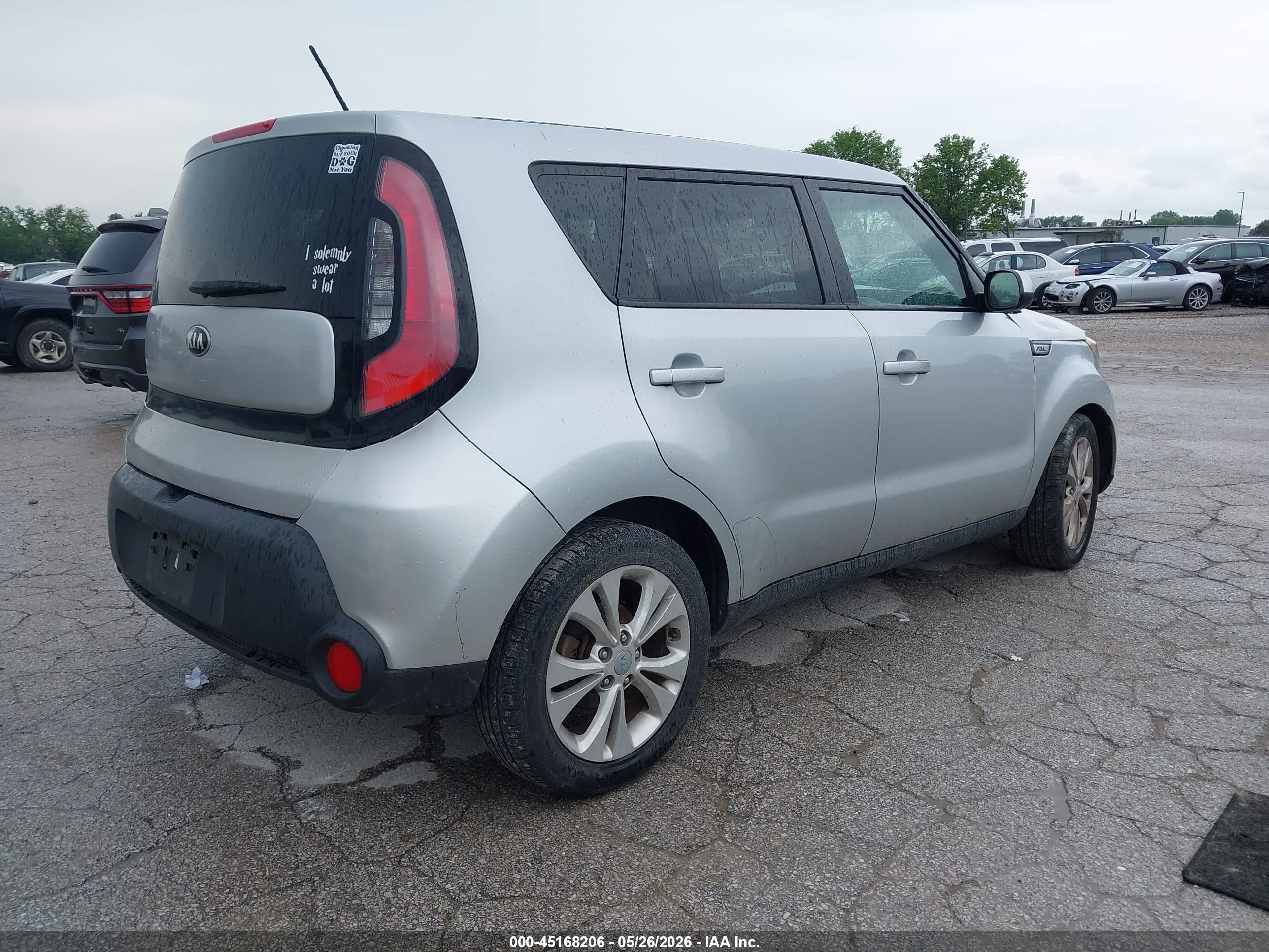 2015 Kia Soul + Silver vin: KNDJP3A55F7781688