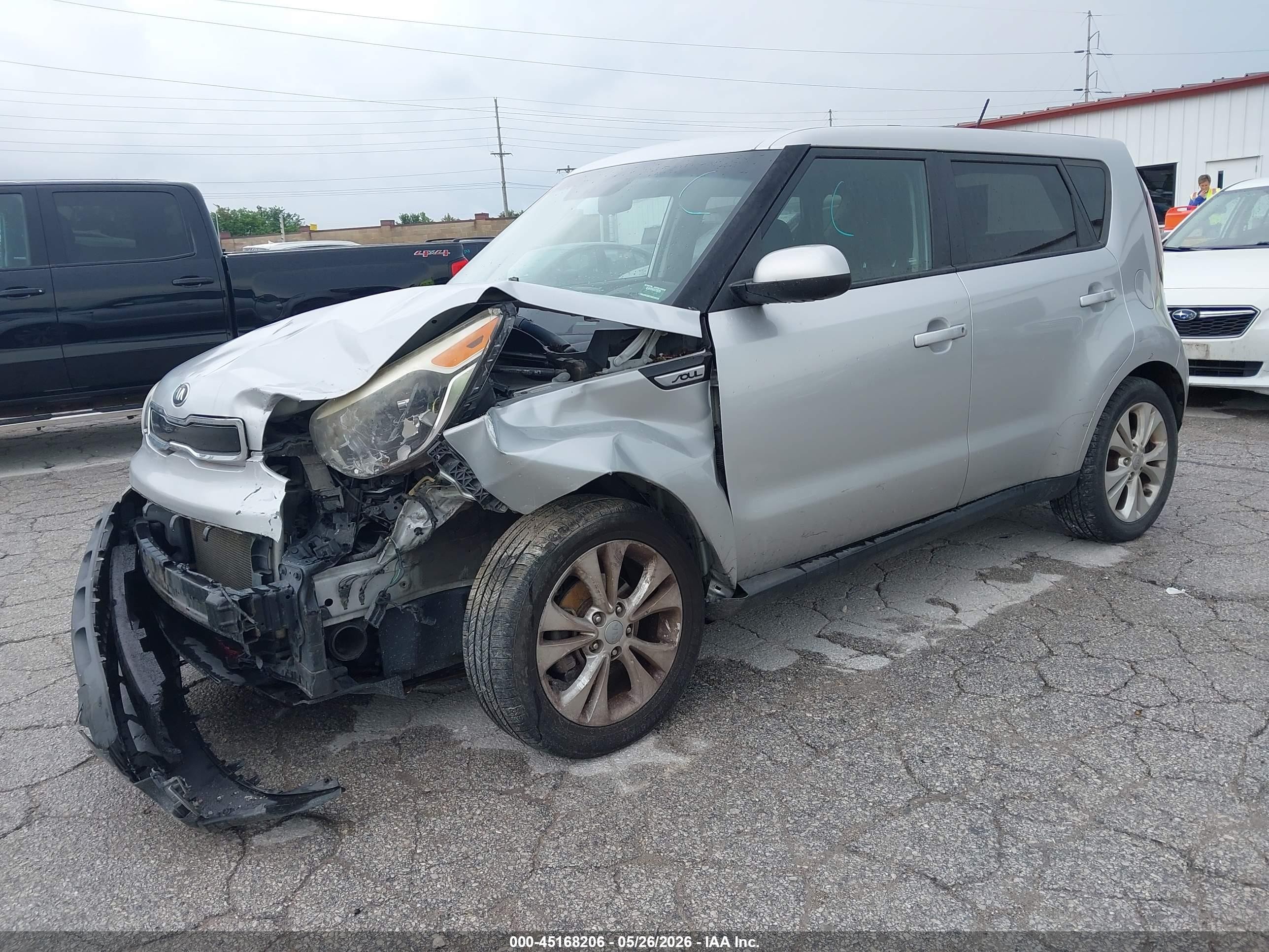 2015 Kia Soul + Silver vin: KNDJP3A55F7781688