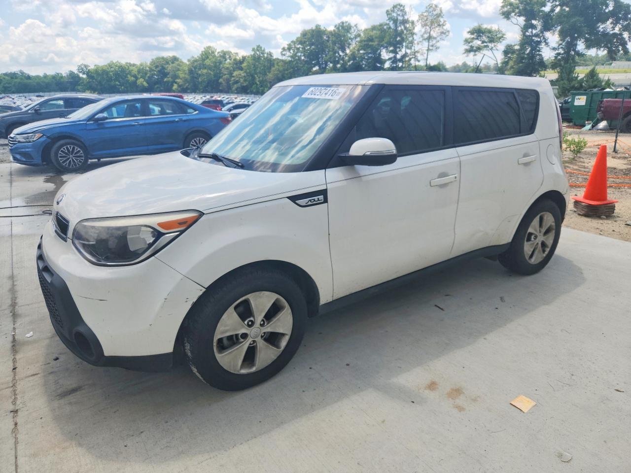 2014 Kia Soul + White vin: KNDJP3A56E7047723
