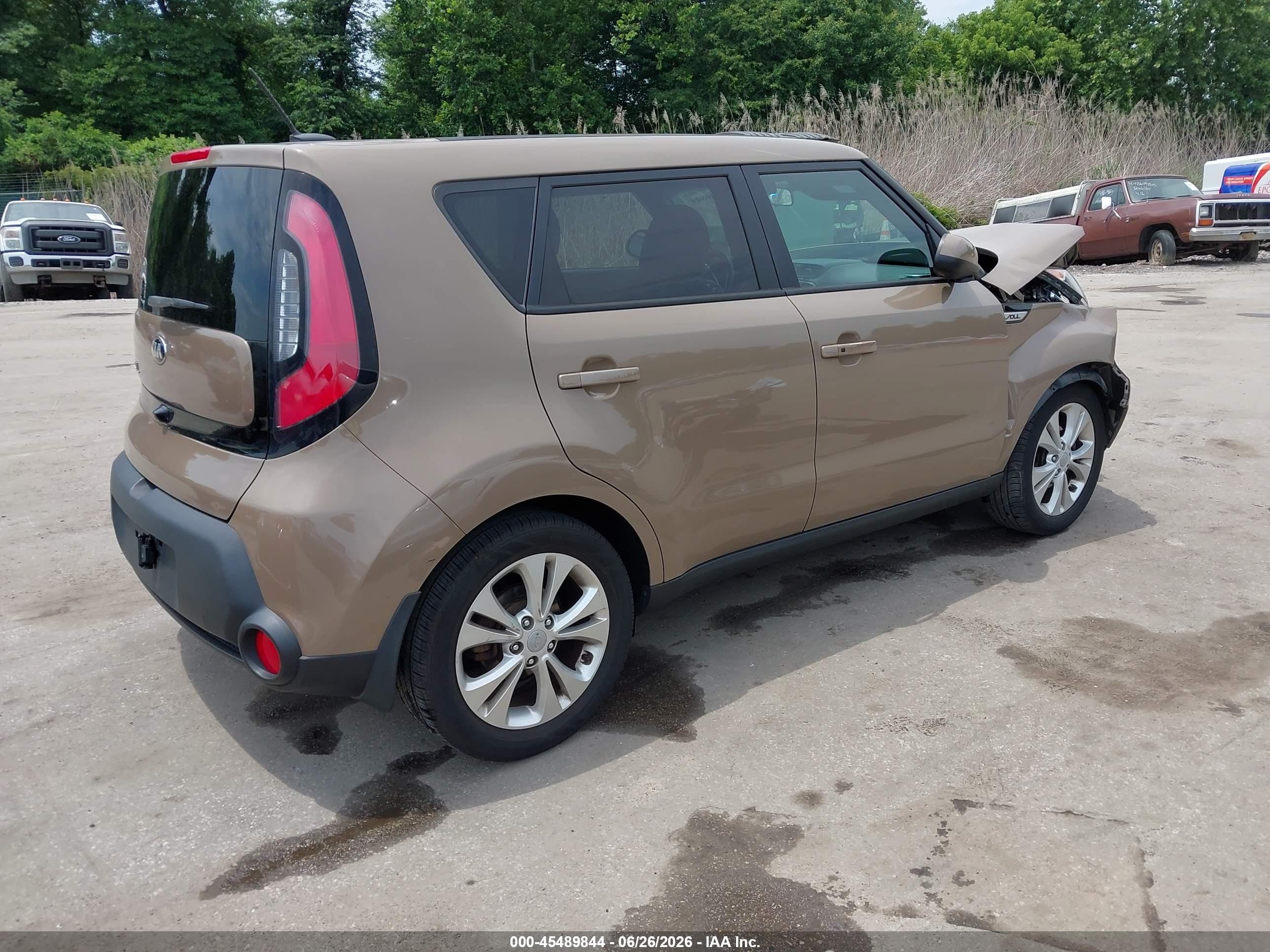 2015 Kia Soul + Brown vin: KNDJP3A56F7129100