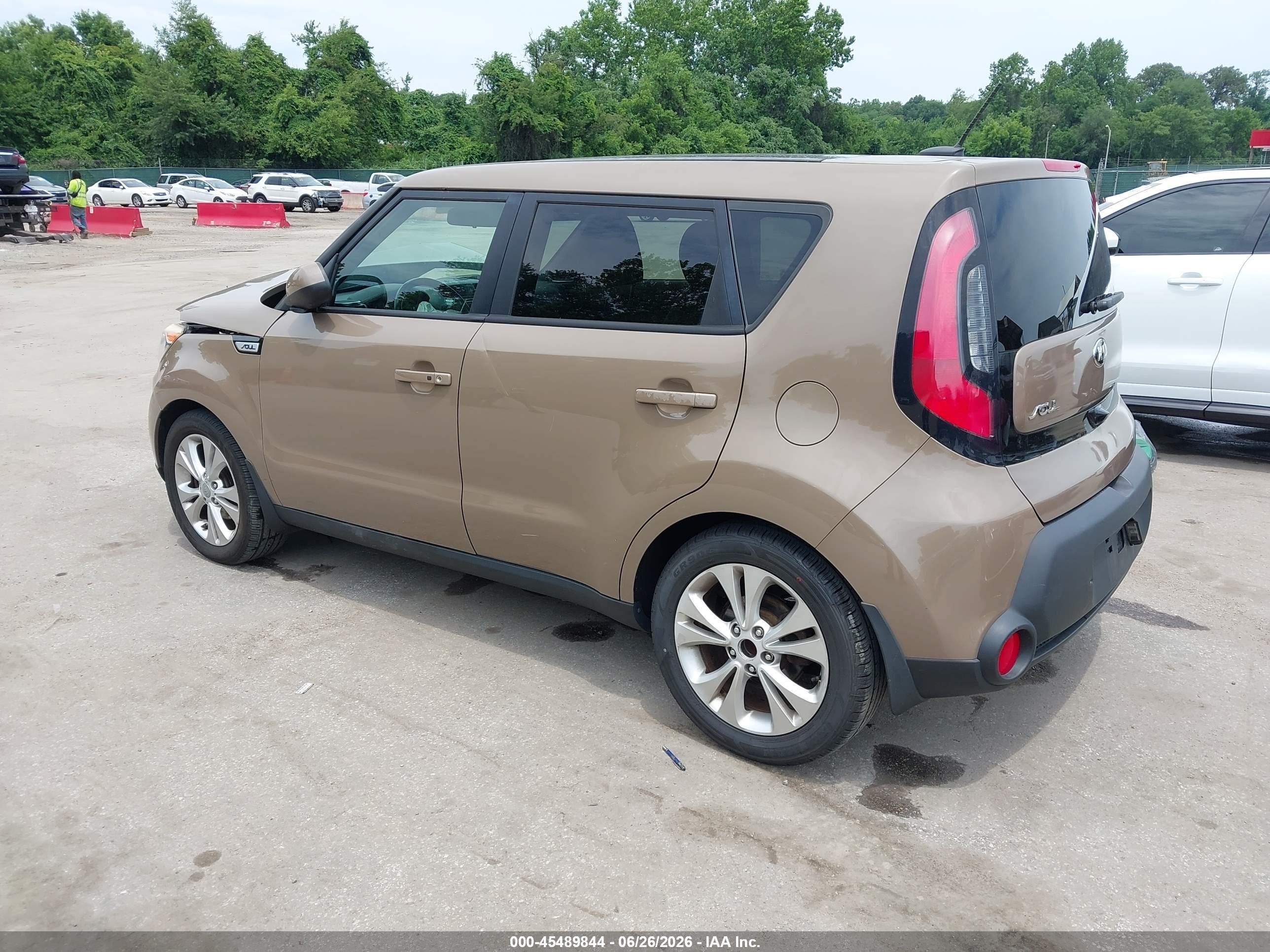 2015 Kia Soul + Brown vin: KNDJP3A56F7129100
