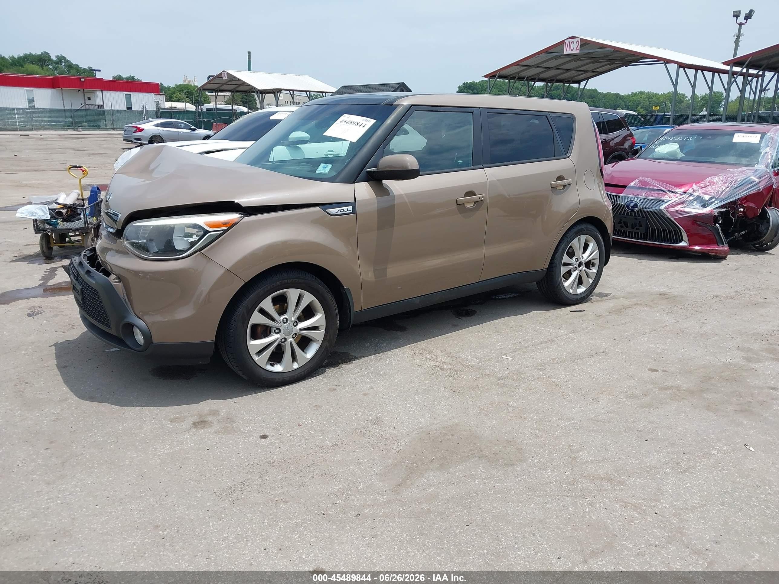 2015 Kia Soul + Brown vin: KNDJP3A56F7129100