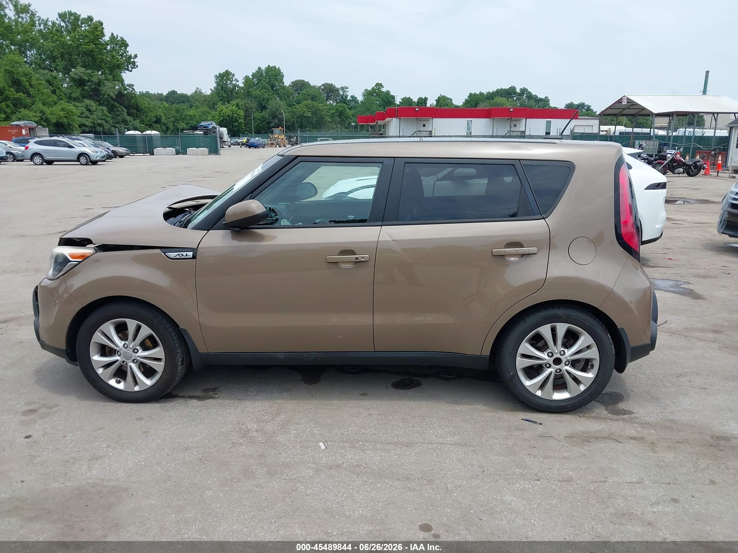 2015 Kia Soul + Brown vin: KNDJP3A56F7129100