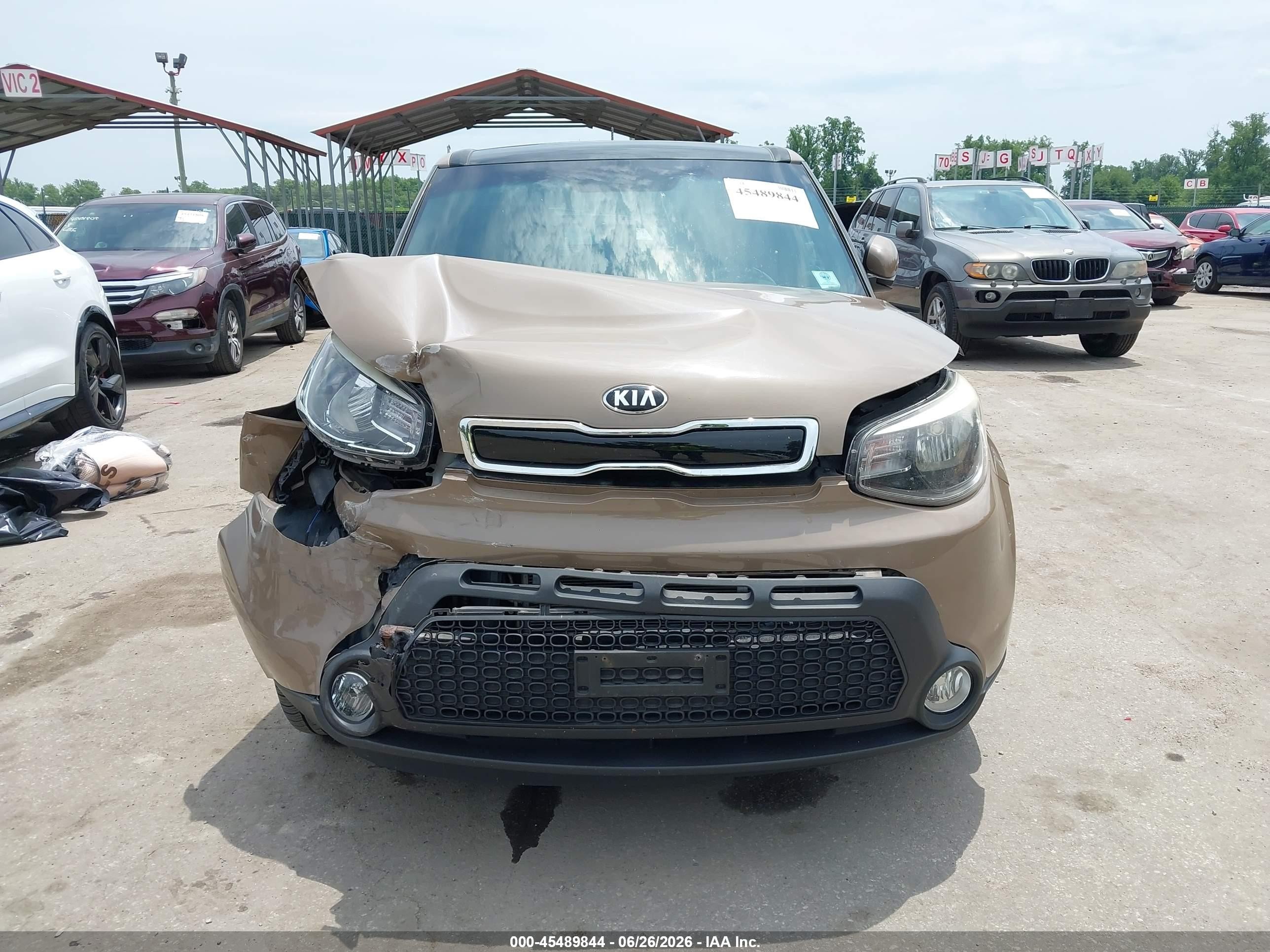 2015 Kia Soul + Brown vin: KNDJP3A56F7129100