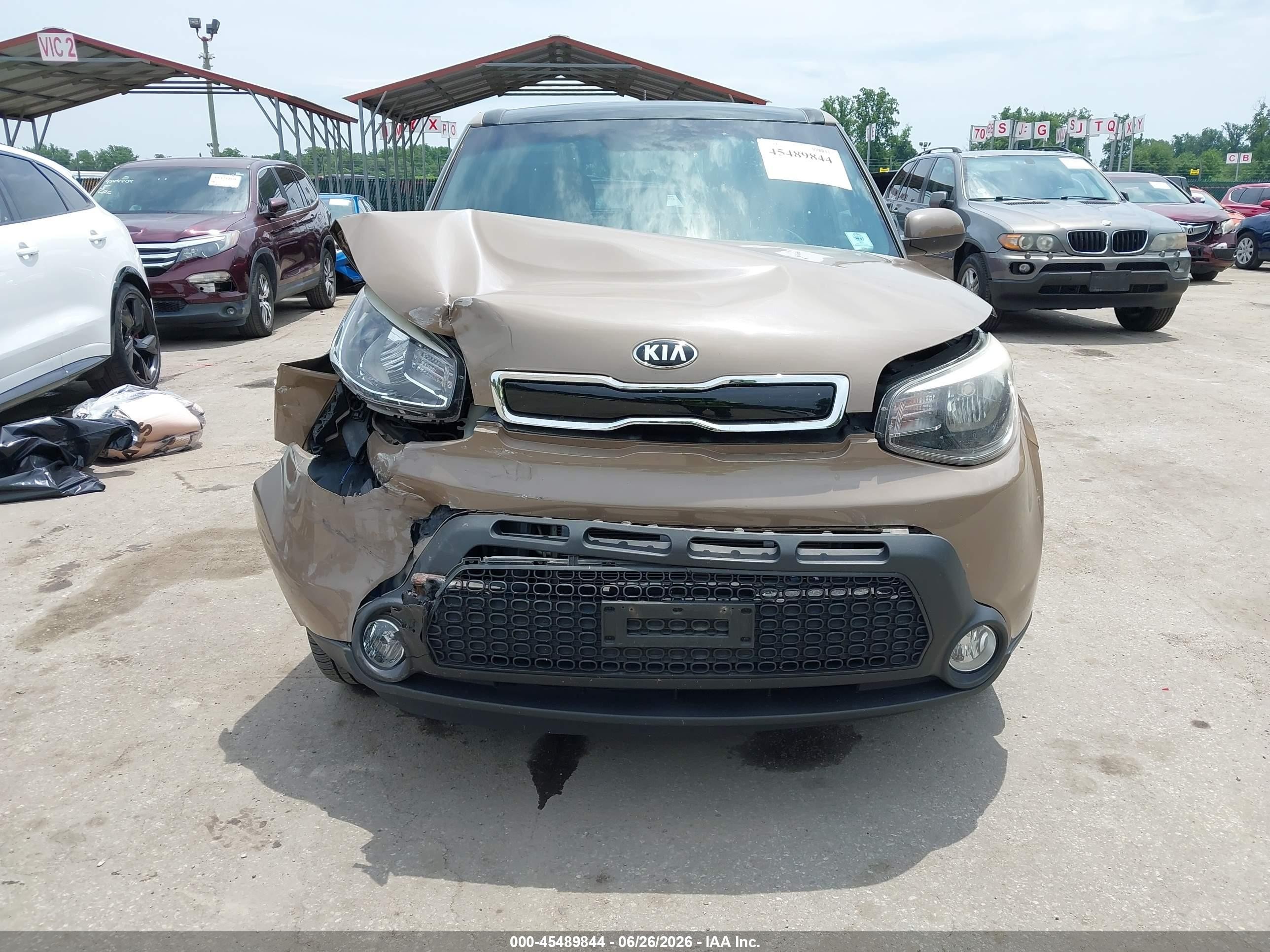2015 Kia Soul + Brown vin: KNDJP3A56F7129100