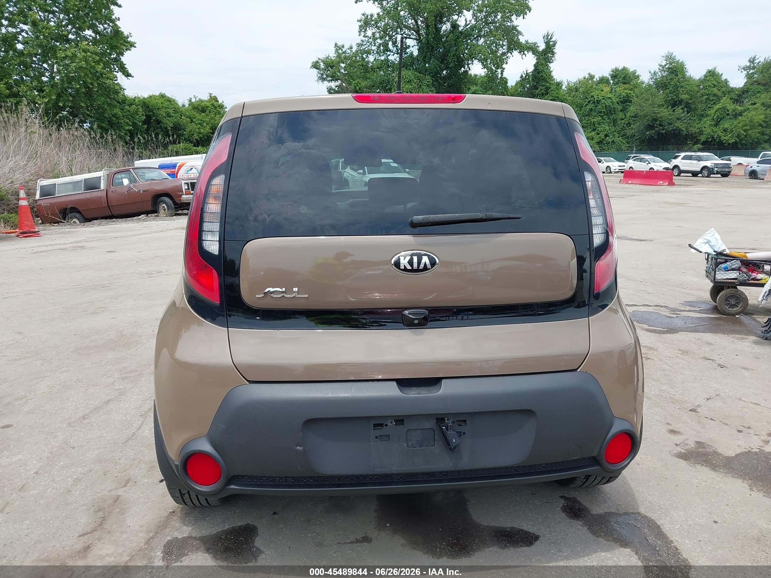 2015 Kia Soul + Brown vin: KNDJP3A56F7129100