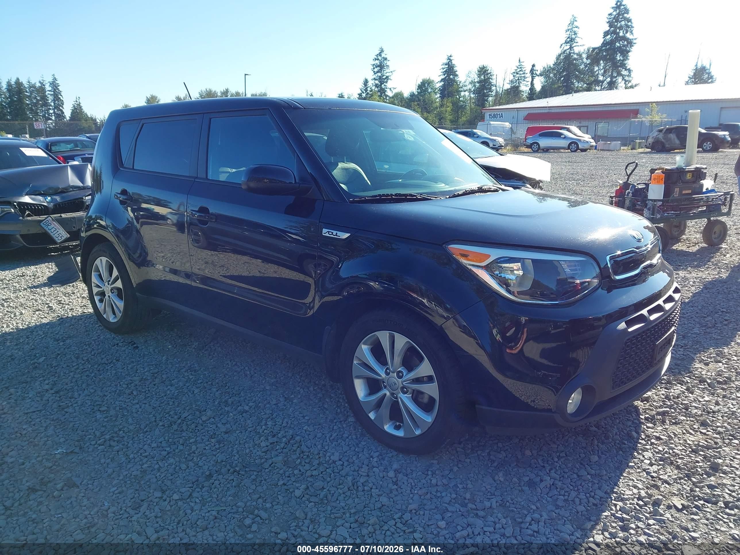 2015 Kia Soul + Black vin: KNDJP3A56F7200795