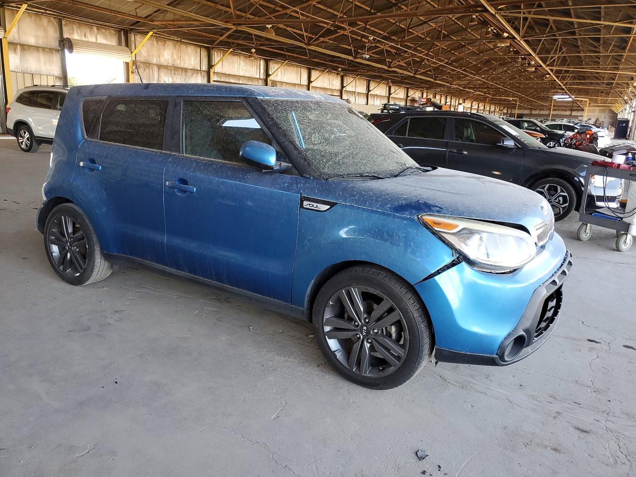 2015 Kia Soul + Blue vin: KNDJP3A56F7219525