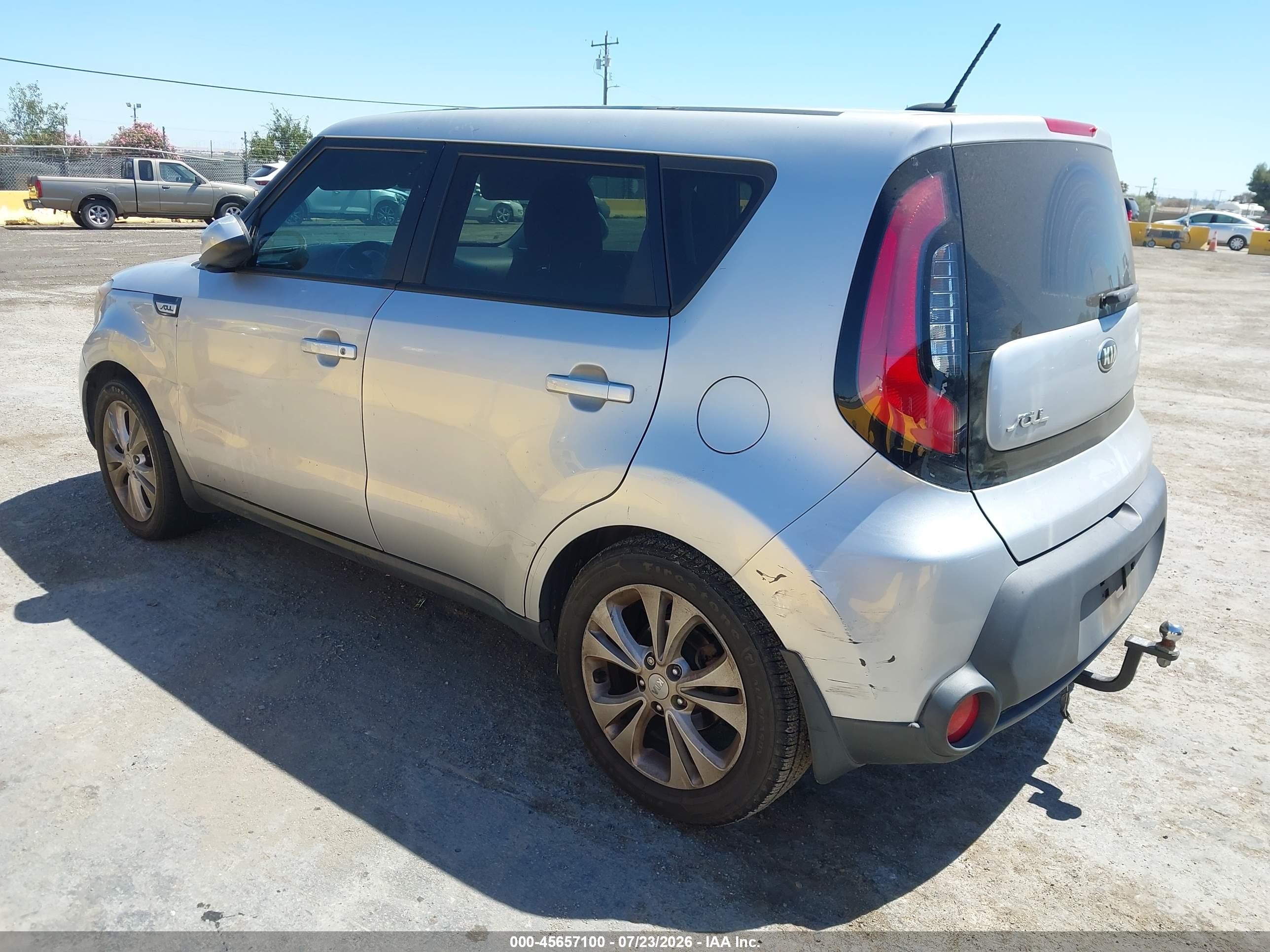 2015 Kia Soul + Серый vin: KNDJP3A56F7794904
