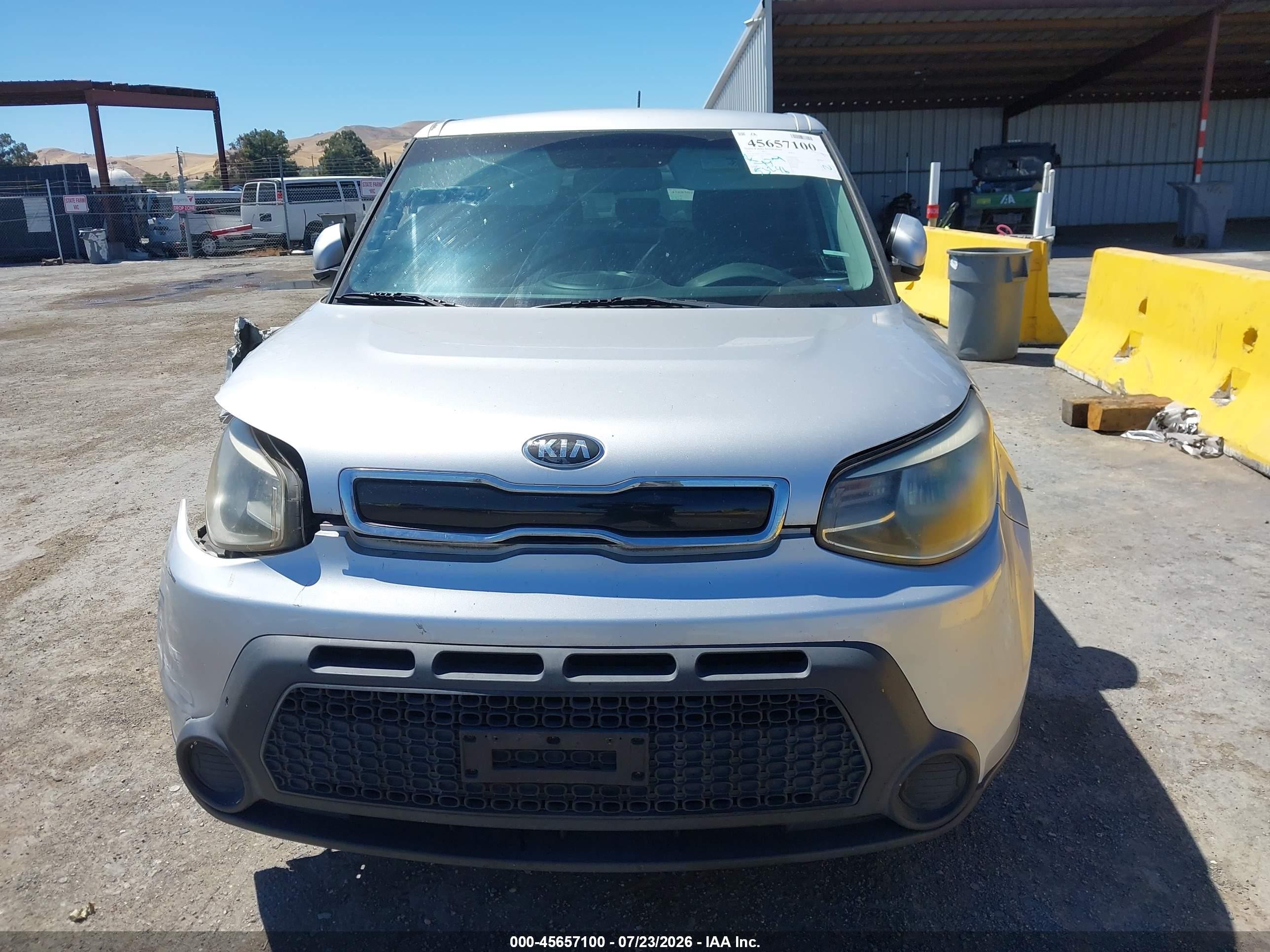 2015 Kia Soul + Серый vin: KNDJP3A56F7794904