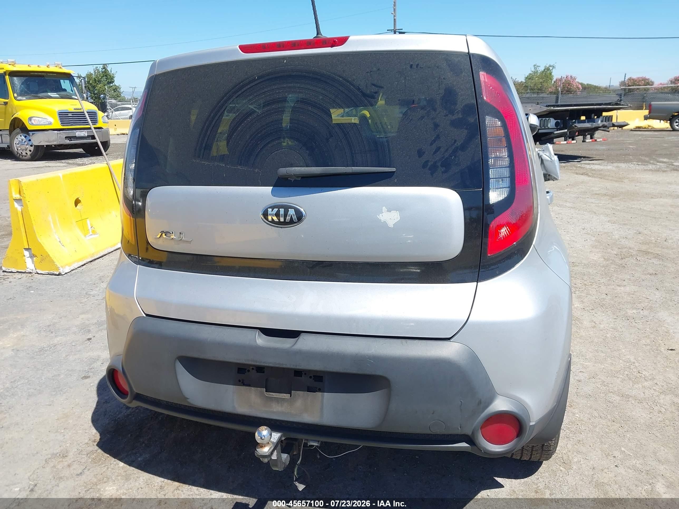 2015 Kia Soul + Серый vin: KNDJP3A56F7794904