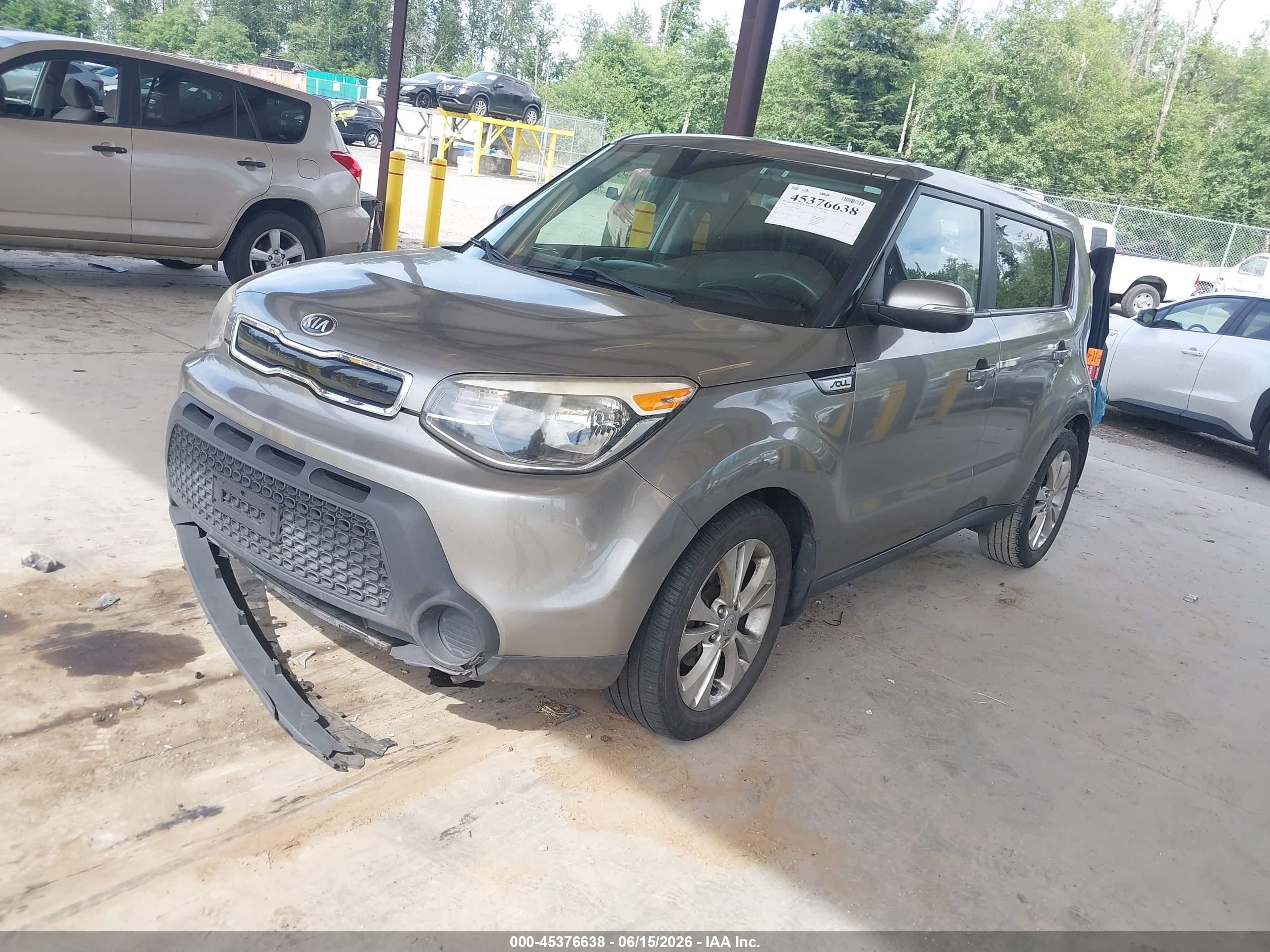 2014 Kia Soul + Gray vin: KNDJP3A57E7006775