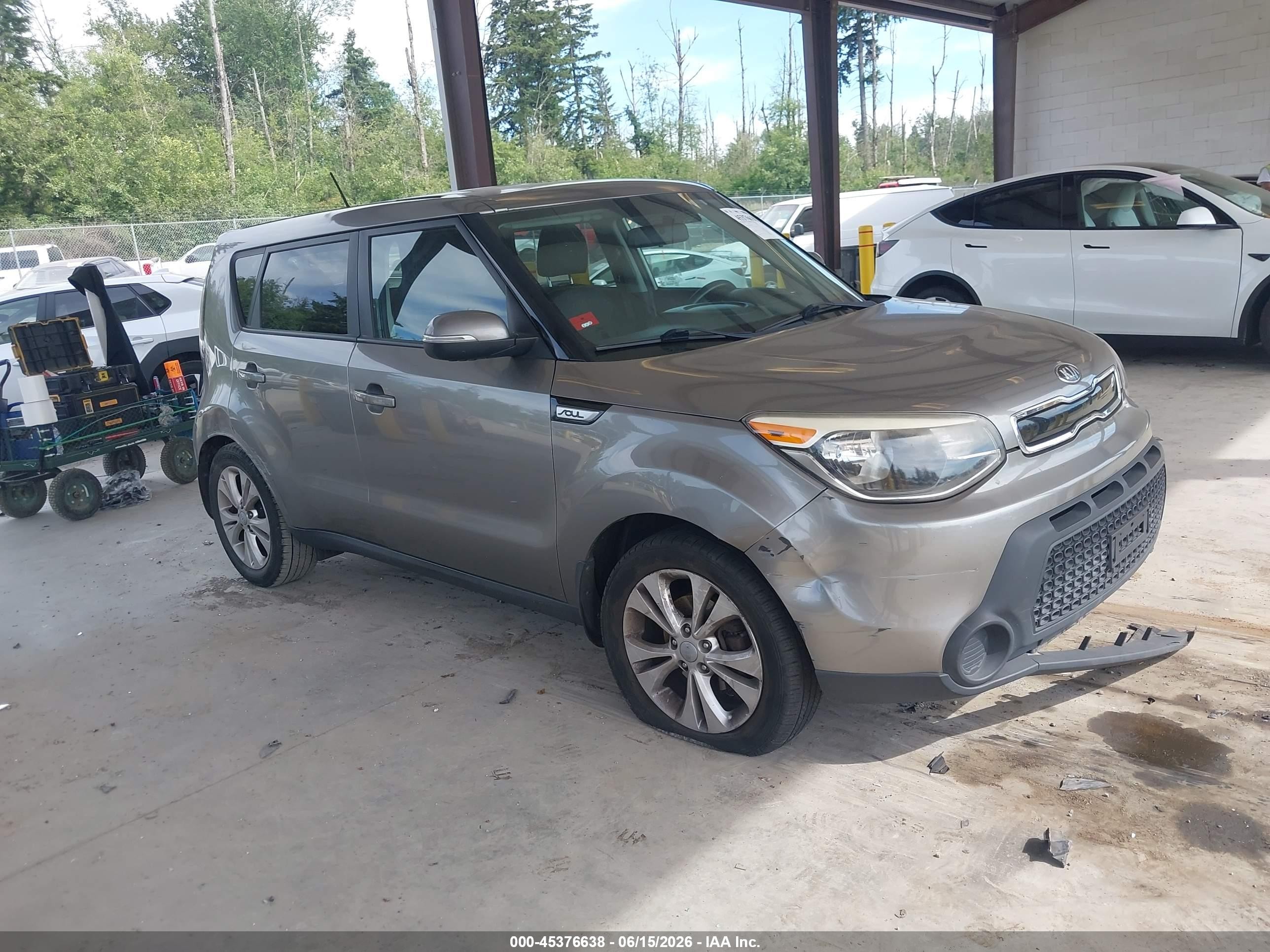 2014 Kia Soul + Gray vin: KNDJP3A57E7006775