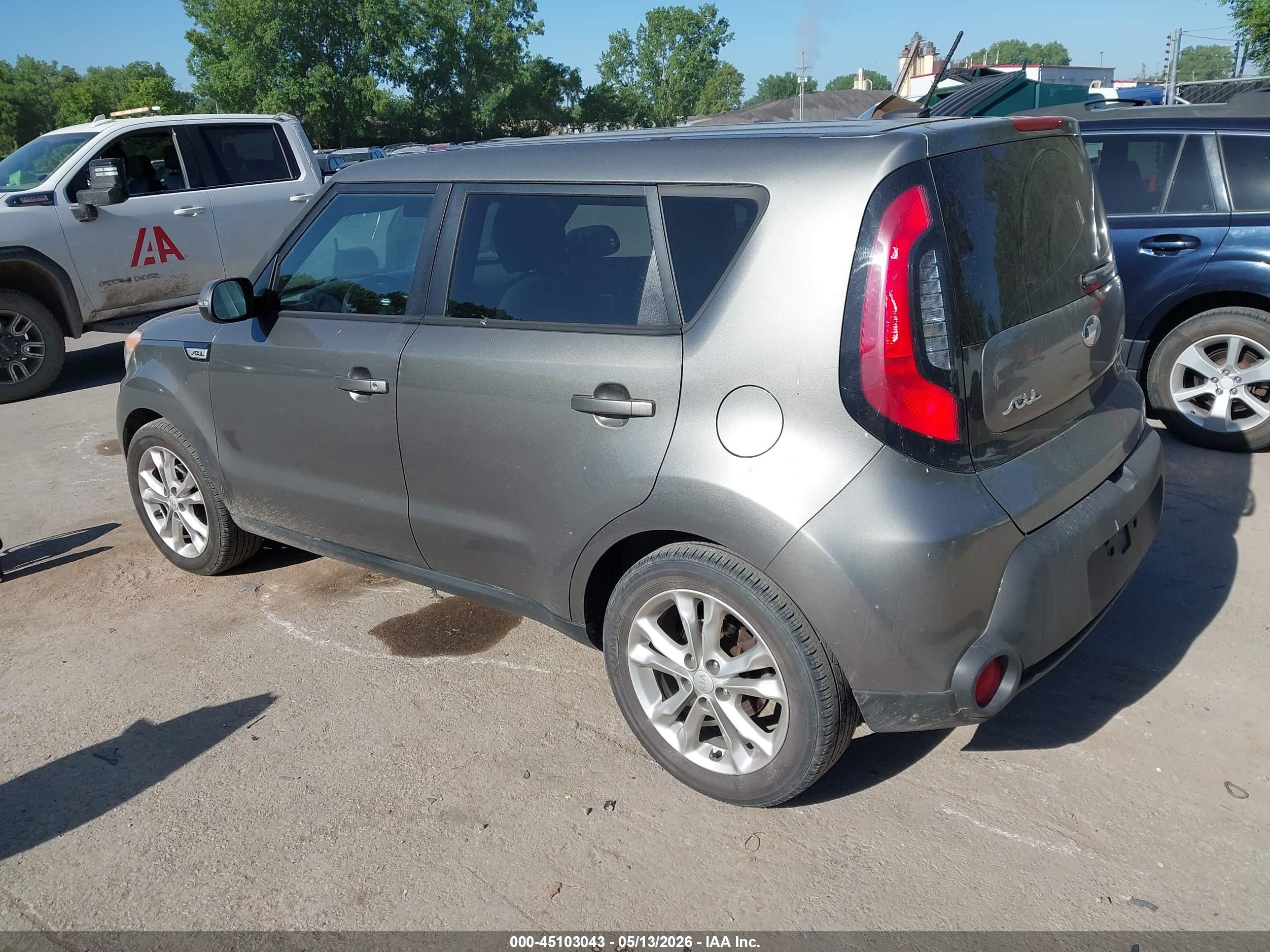 2014 Kia Soul + Gray vin: KNDJP3A57E7014200