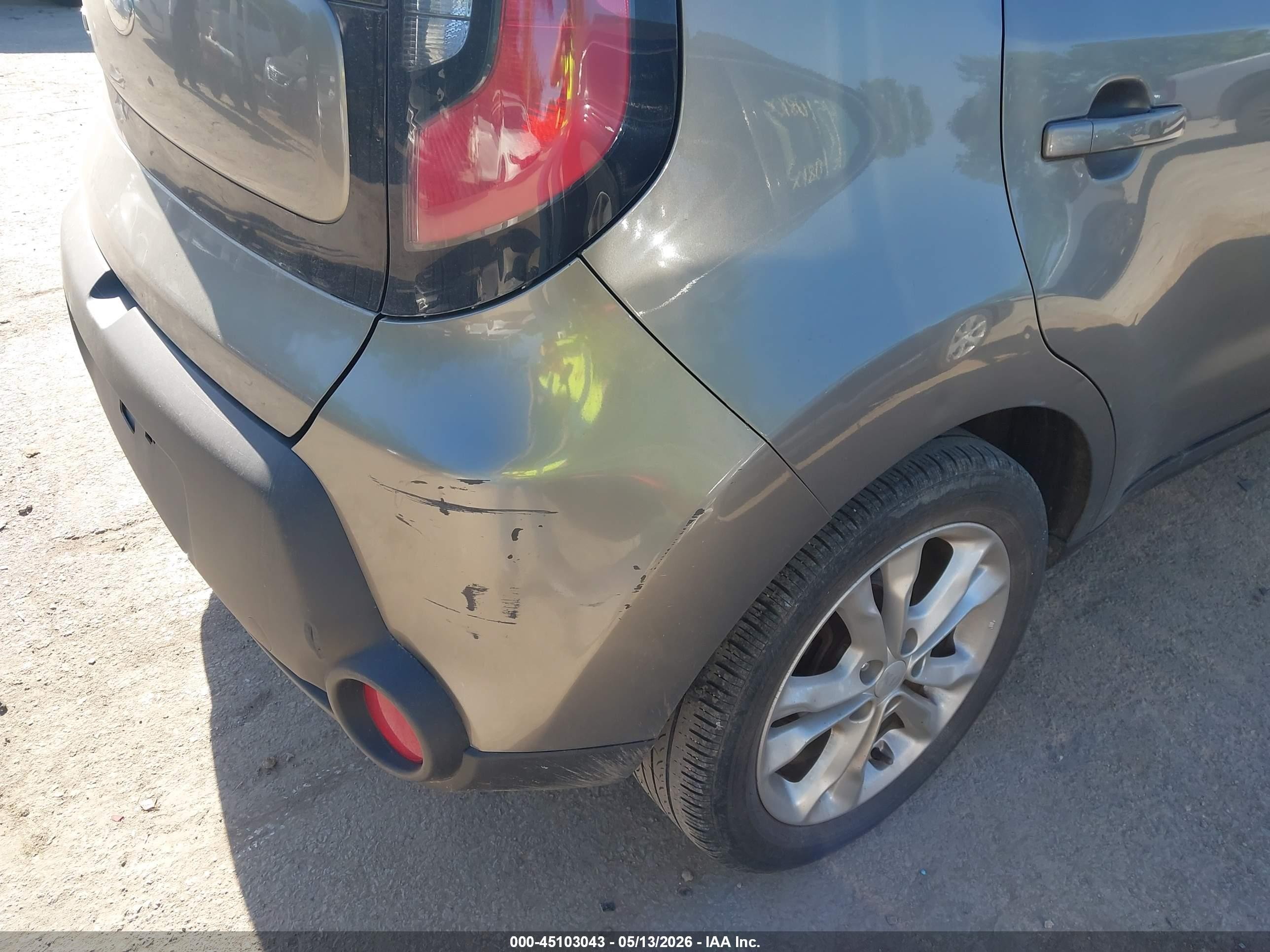 2014 Kia Soul + Gray vin: KNDJP3A57E7014200
