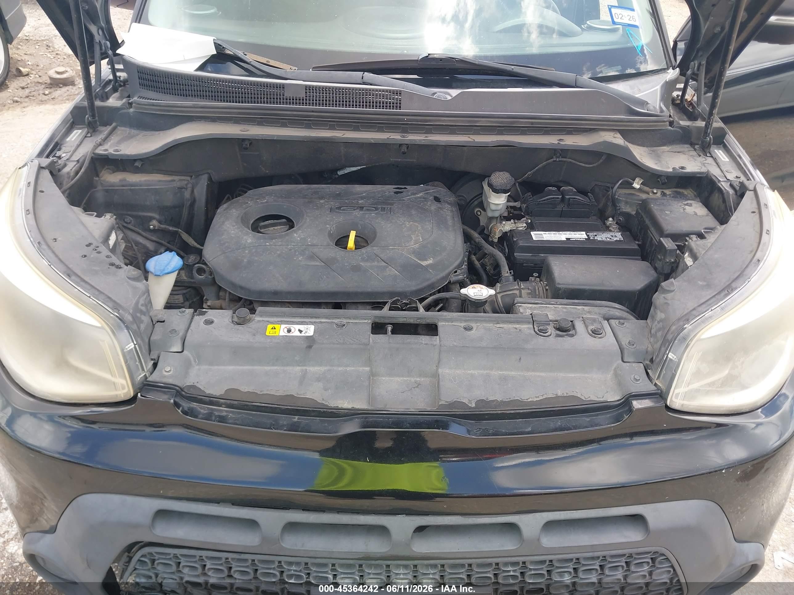 2014 Kia Soul + Black vin: KNDJP3A57E7019946