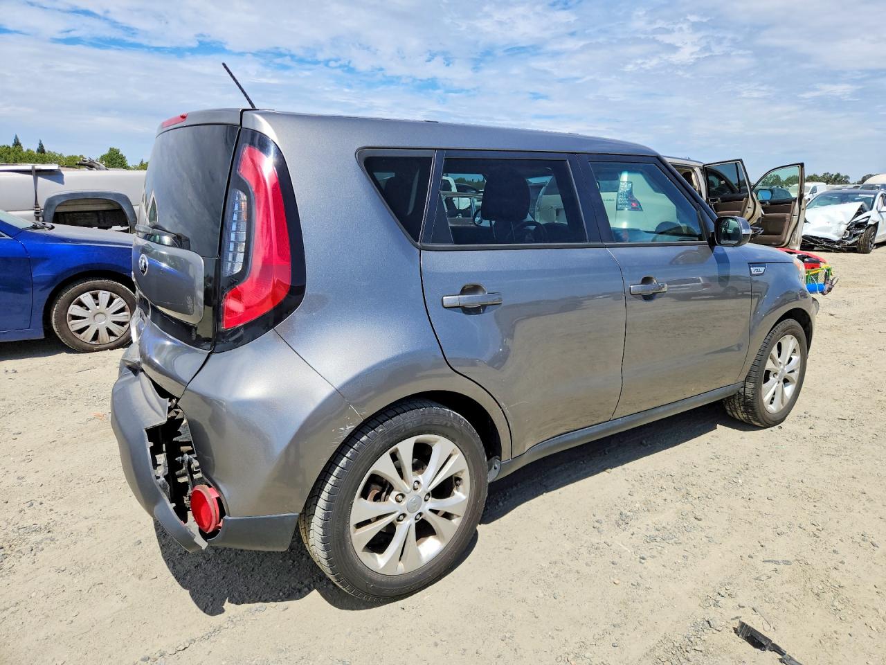 2014 Kia Soul + Gray vin: KNDJP3A57E7050730