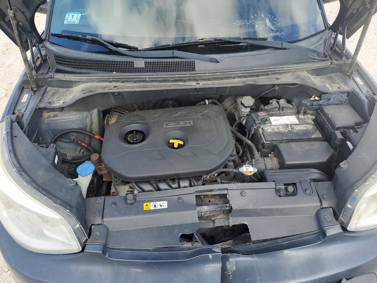 2014 Kia Soul + Серый vin: KNDJP3A57E7084411