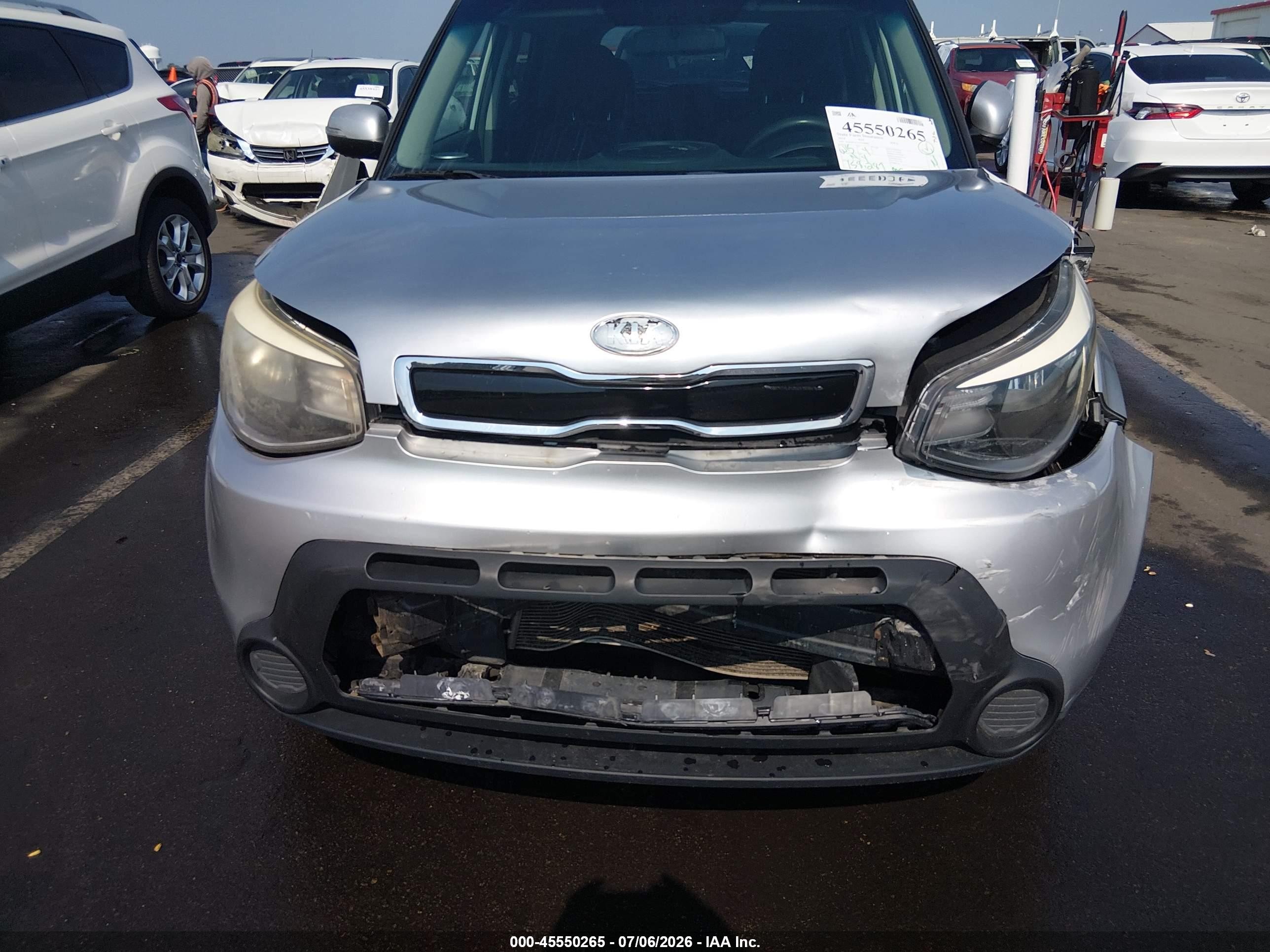 2014 Kia Soul + Silver vin: KNDJP3A57E7700883