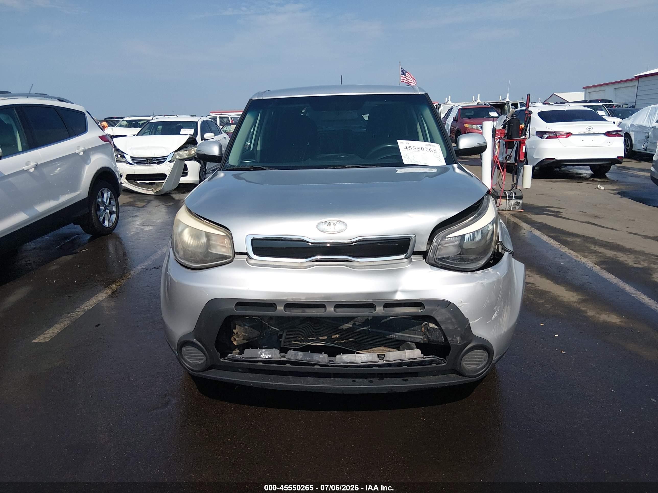 2014 Kia Soul + Silver vin: KNDJP3A57E7700883