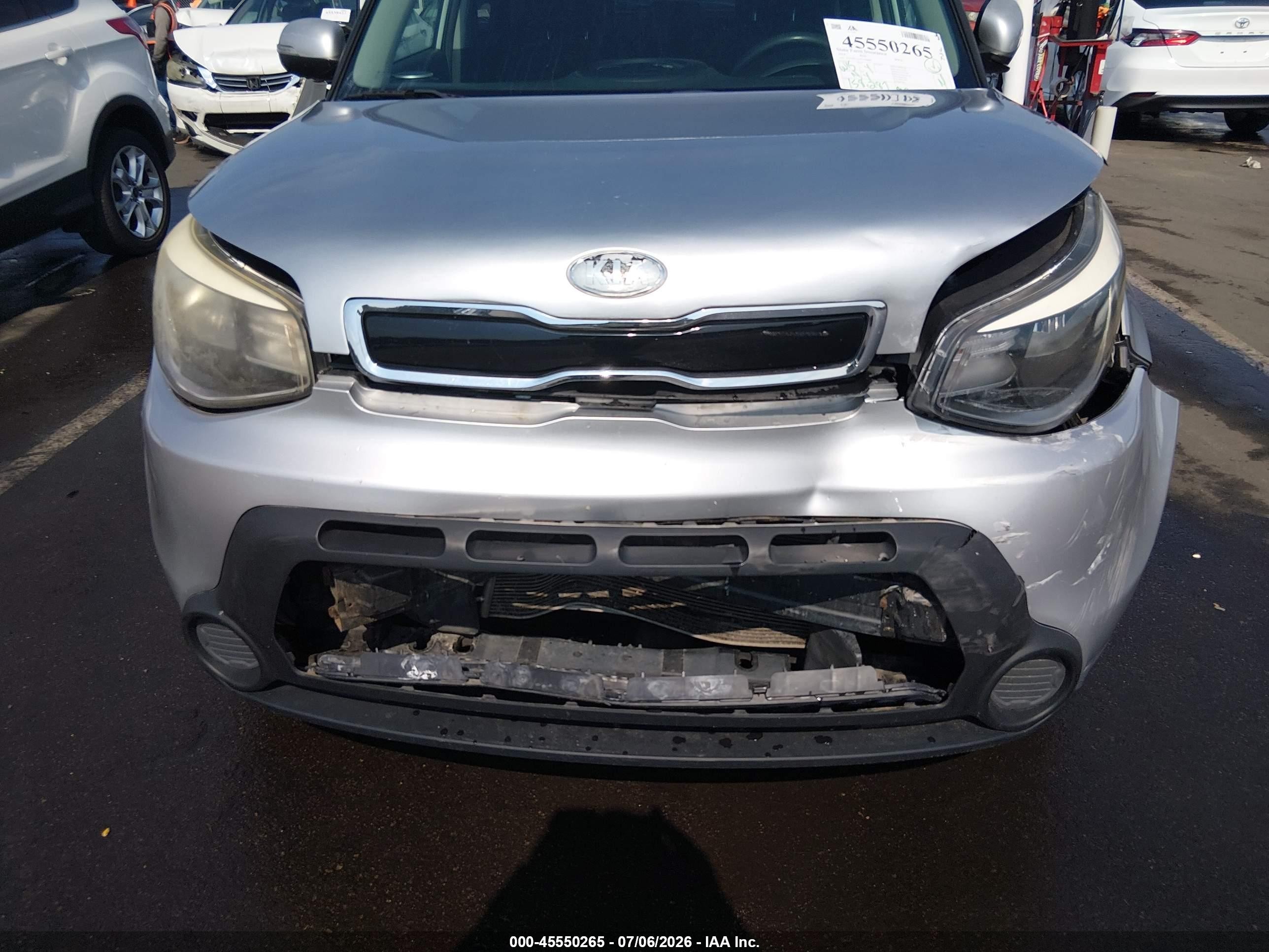 2014 Kia Soul + Silver vin: KNDJP3A57E7700883