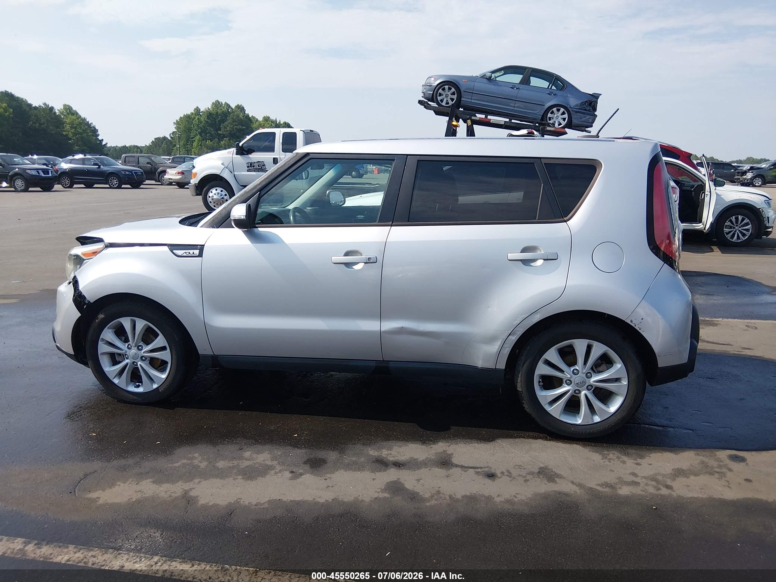 2014 Kia Soul + Silver vin: KNDJP3A57E7700883