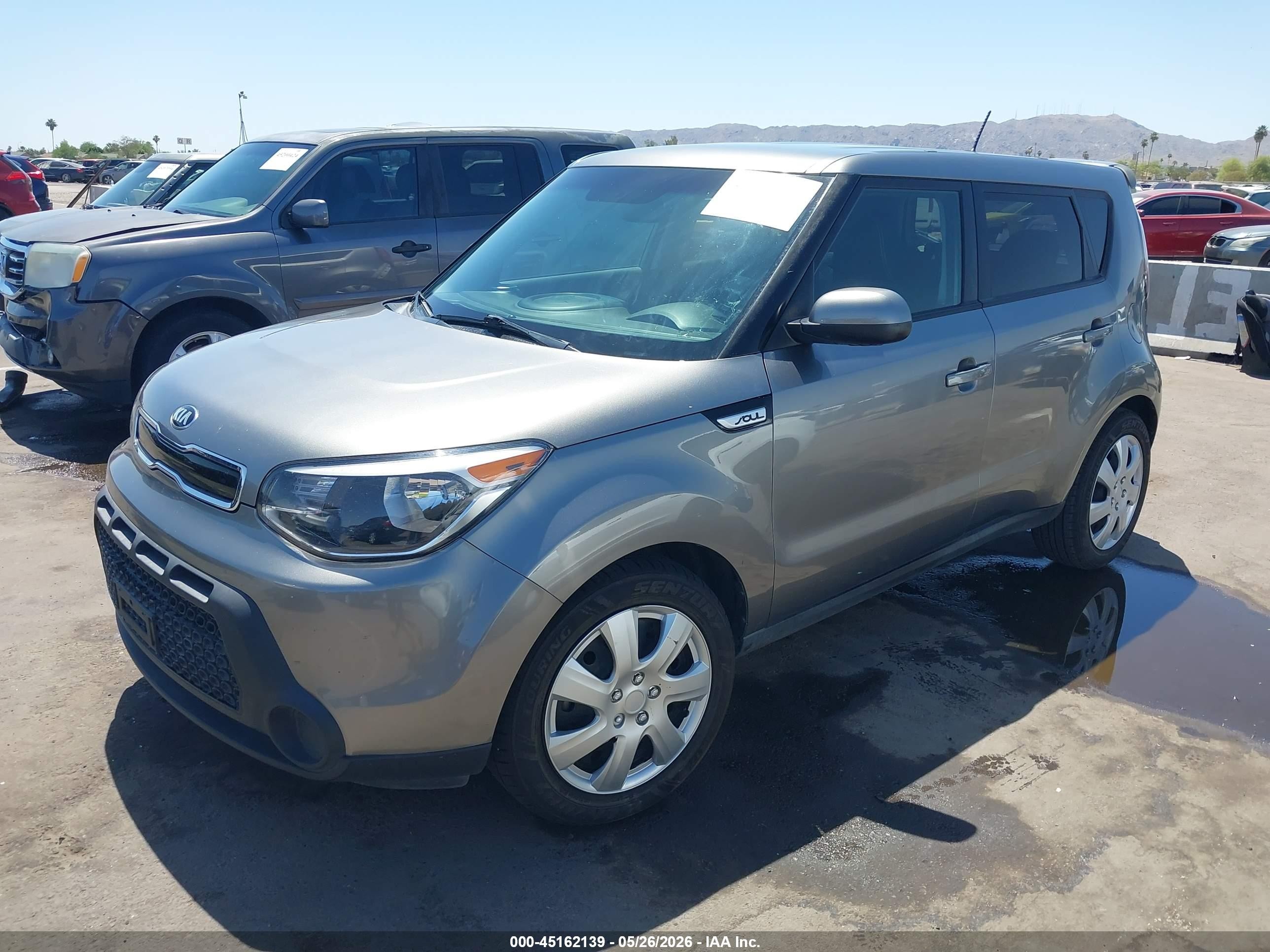2015 Kia Soul + Gray vin: KNDJP3A57F7126674
