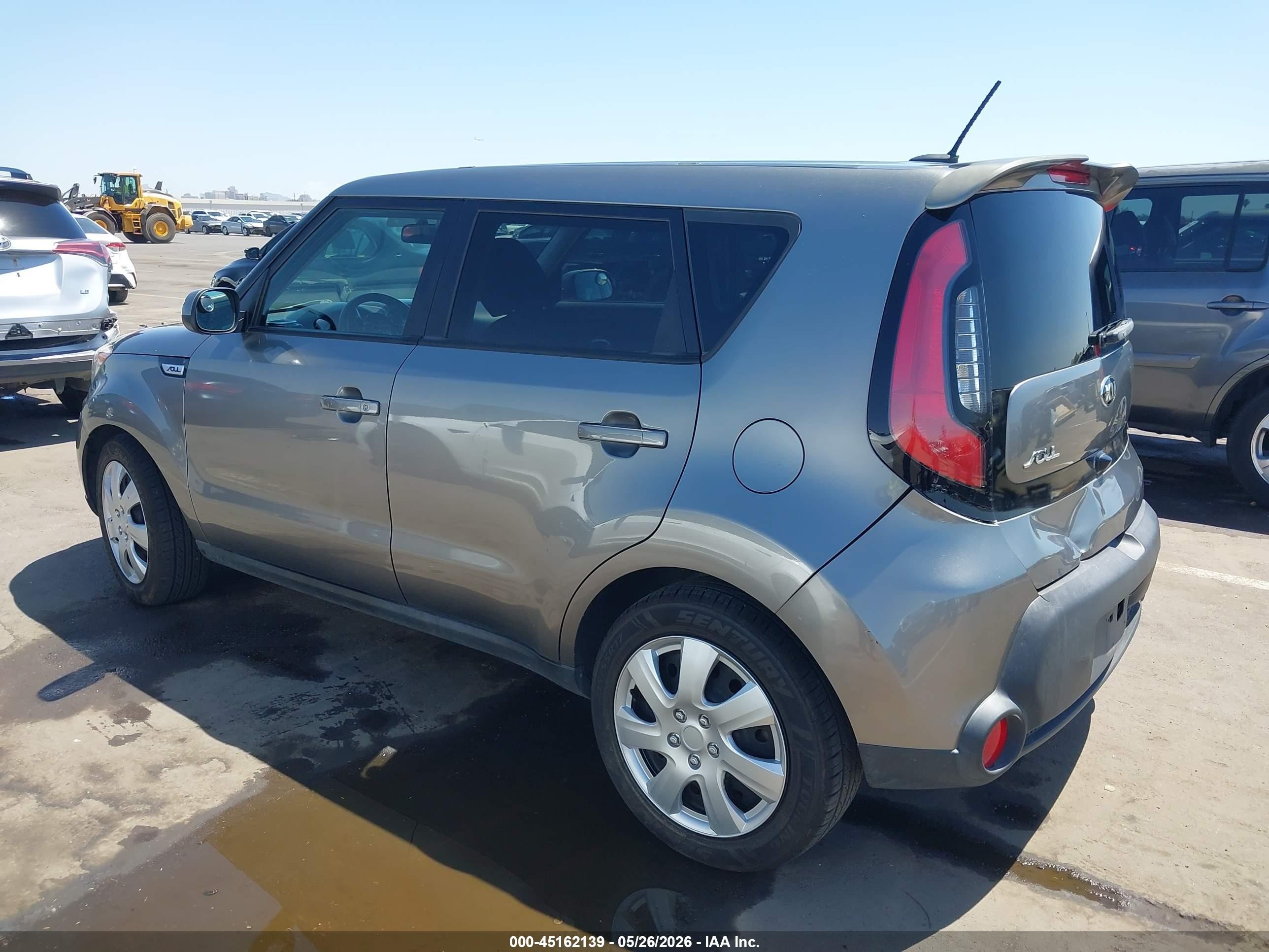 2015 Kia Soul + Gray vin: KNDJP3A57F7126674