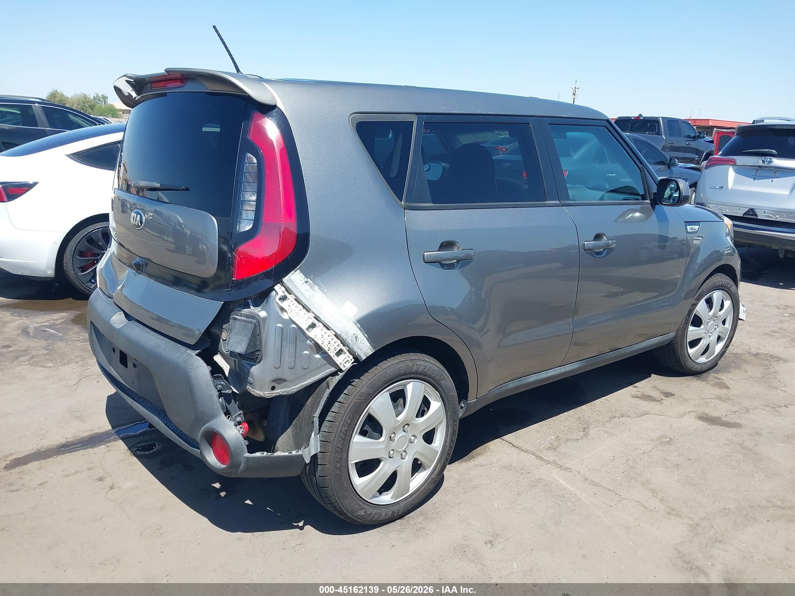 2015 Kia Soul + Gray vin: KNDJP3A57F7126674