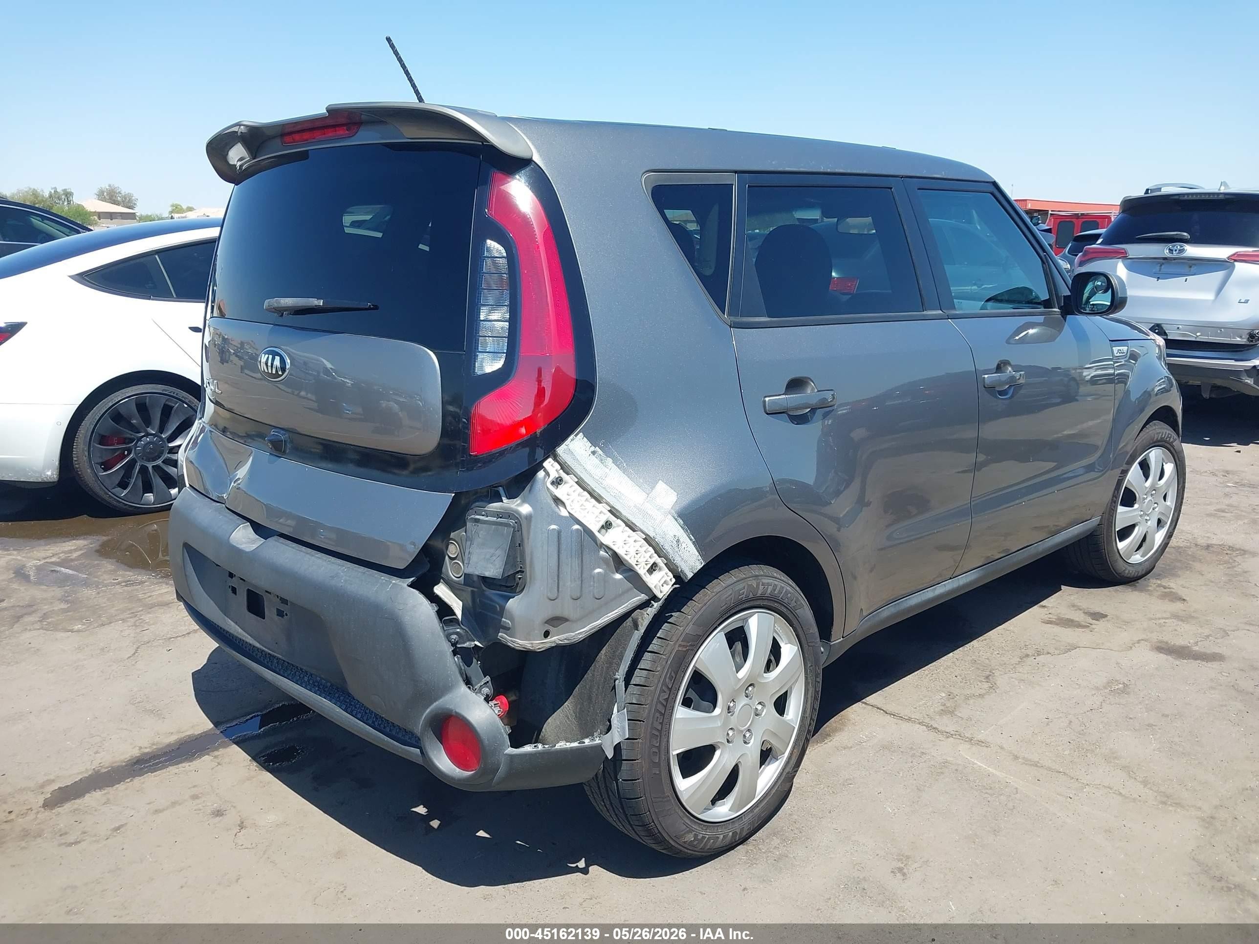2015 Kia Soul + Gray vin: KNDJP3A57F7126674