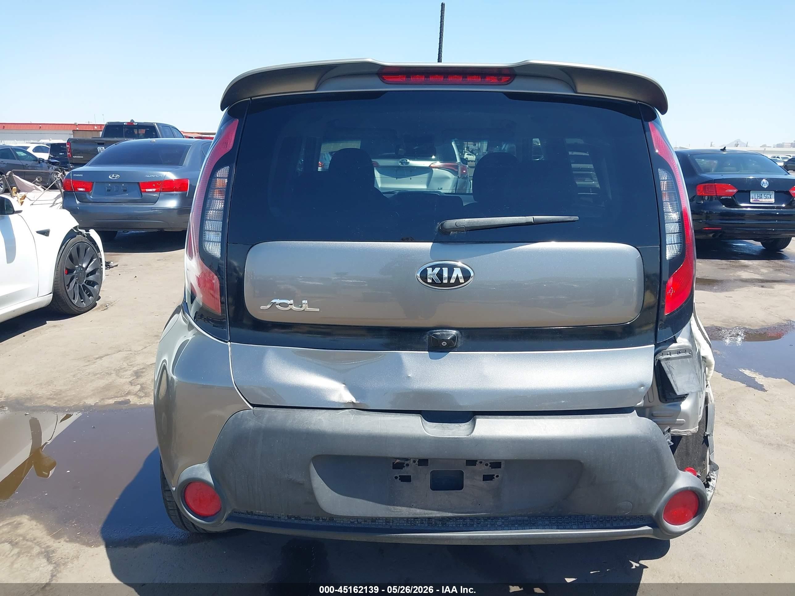 2015 Kia Soul + Gray vin: KNDJP3A57F7126674