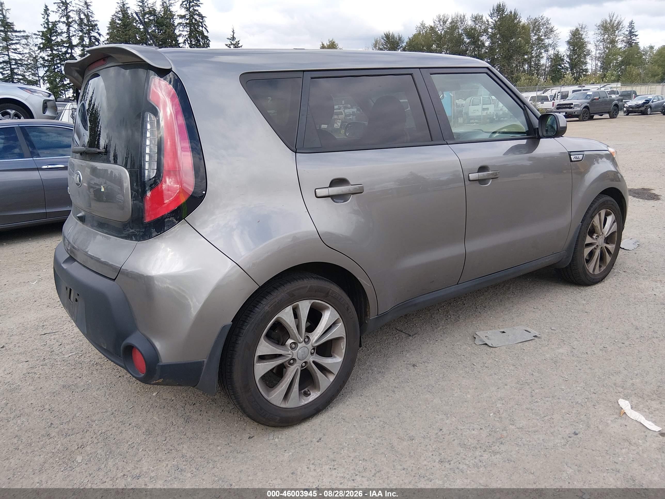 2015 Kia Soul + Gray vin: KNDJP3A57F7163806
