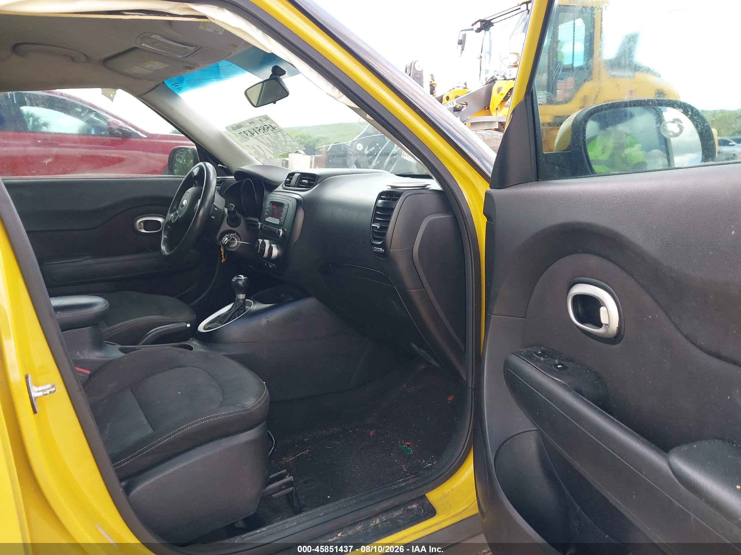2015 Kia Soul + Желтый vin: KNDJP3A57F7192075